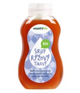 Sirup rýžový tmavý 250 ml/345 g BIO   COUNTRY LIFE