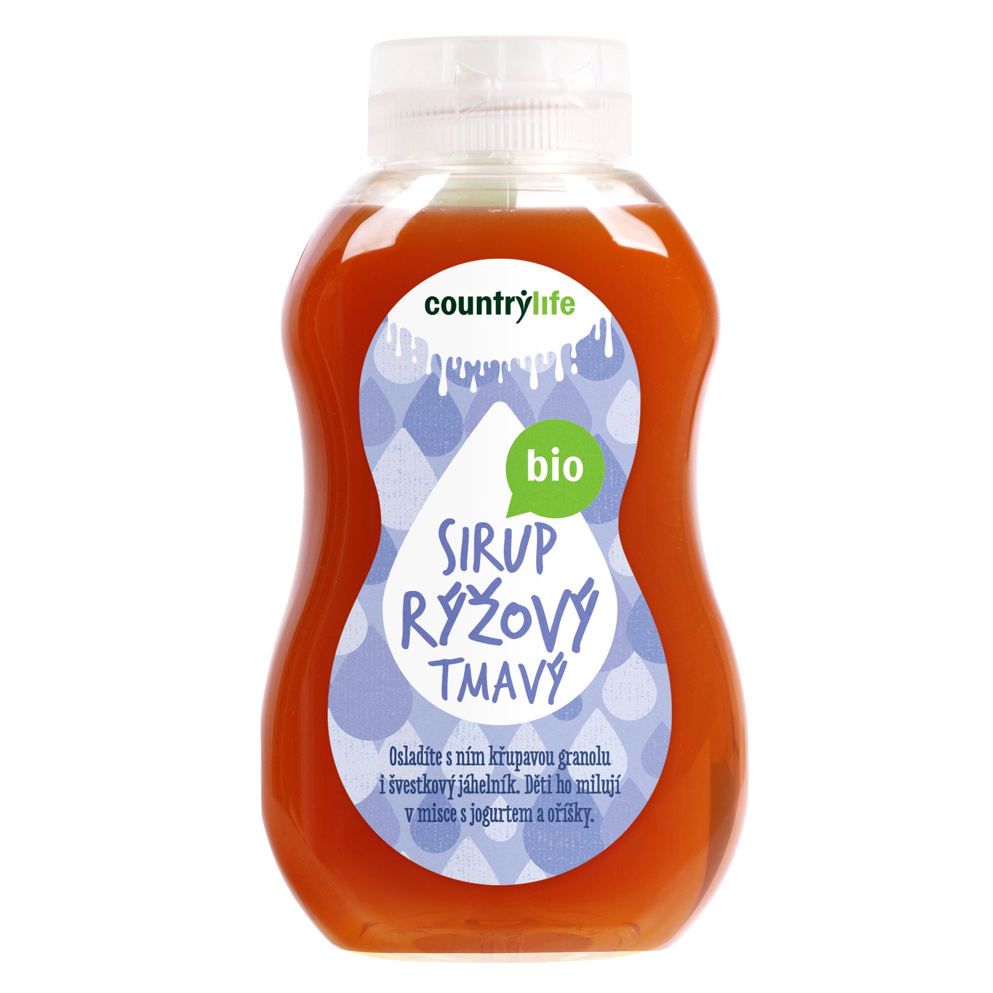 Sirup rýžový tmavý 250 ml/345 g BIO   COUNTRY LIFE Sirup rýžový tmavý 250 ml/345 g BIO   COUNTRY LIFE