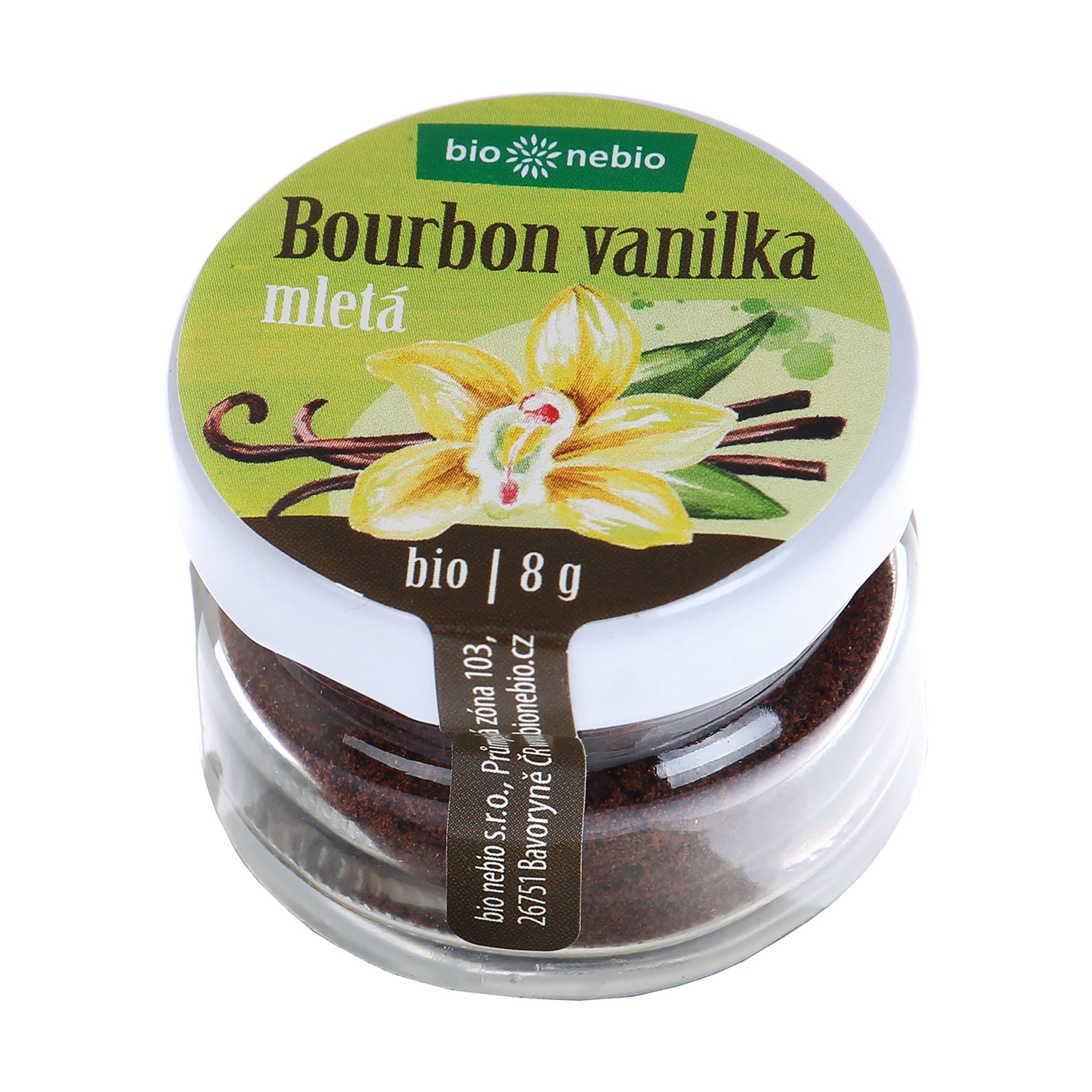 Vanilka Bourbon mletá kořenka 8 g BIO BIO NEBIO Vanilka Bourbon mletá kořenka 8 g BIO BIO NEBIO