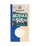 Sůl mořská s mořskými řasami jemná 150 g   SONNENTOR