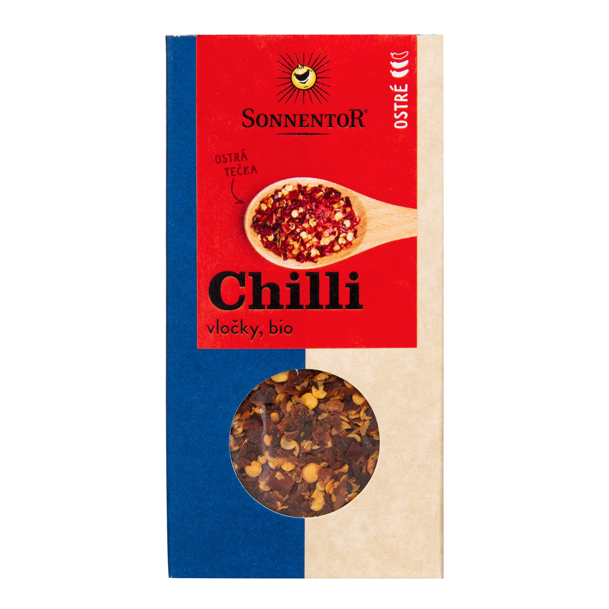 Chilli vločky 45 g BIO SONNENTOR Chilli vločky 45 g BIO SONNENTOR