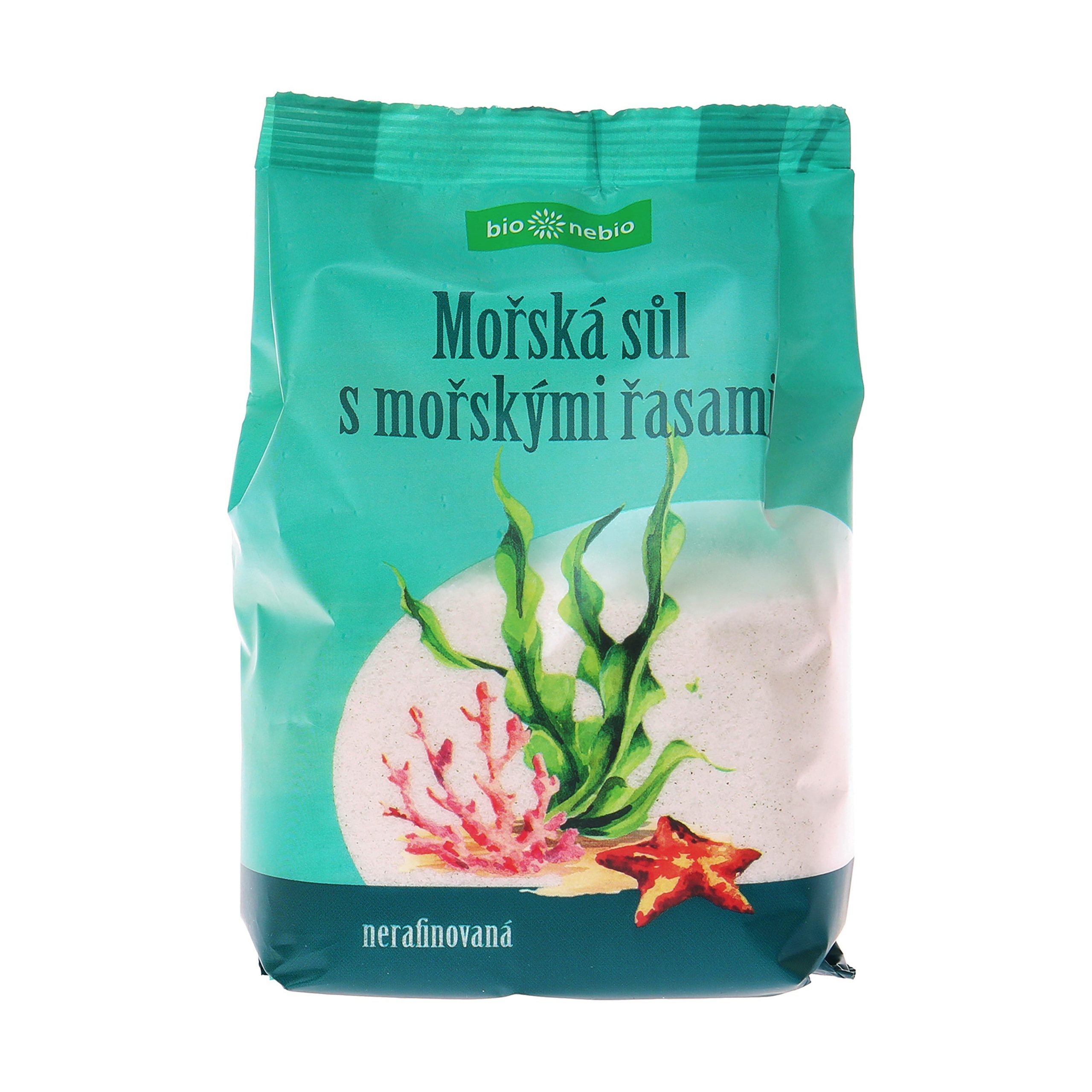 Sůl mořská s mořskými řasami 500 g BIO NEBIO Sůl mořská s mořskými řasami 500 g BIO NEBIO