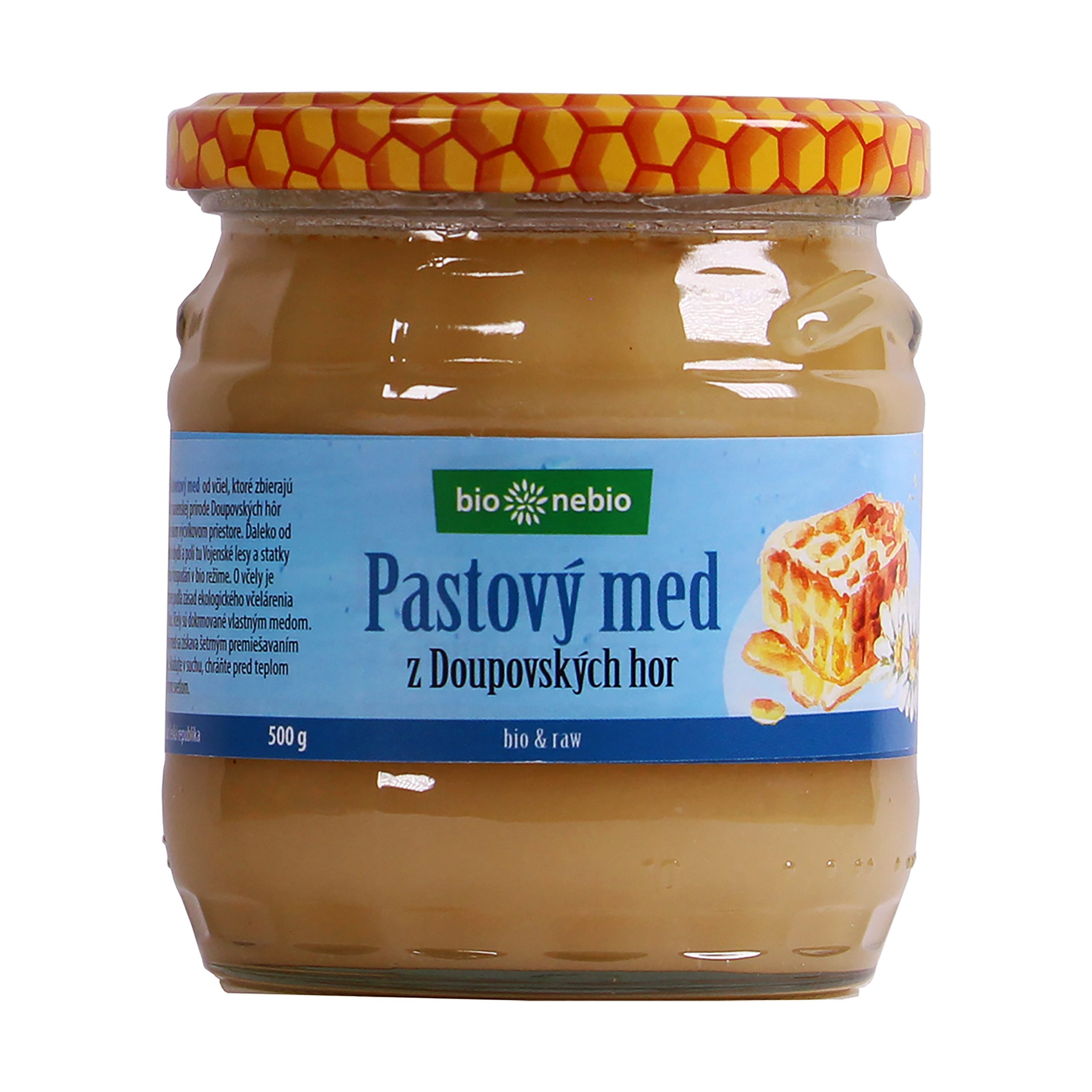 Med pastový z Doupovských hor 500 g BIO   BIO NEBIO Med pastový z Doupovských hor 500 g BIO   BIO NEBIO