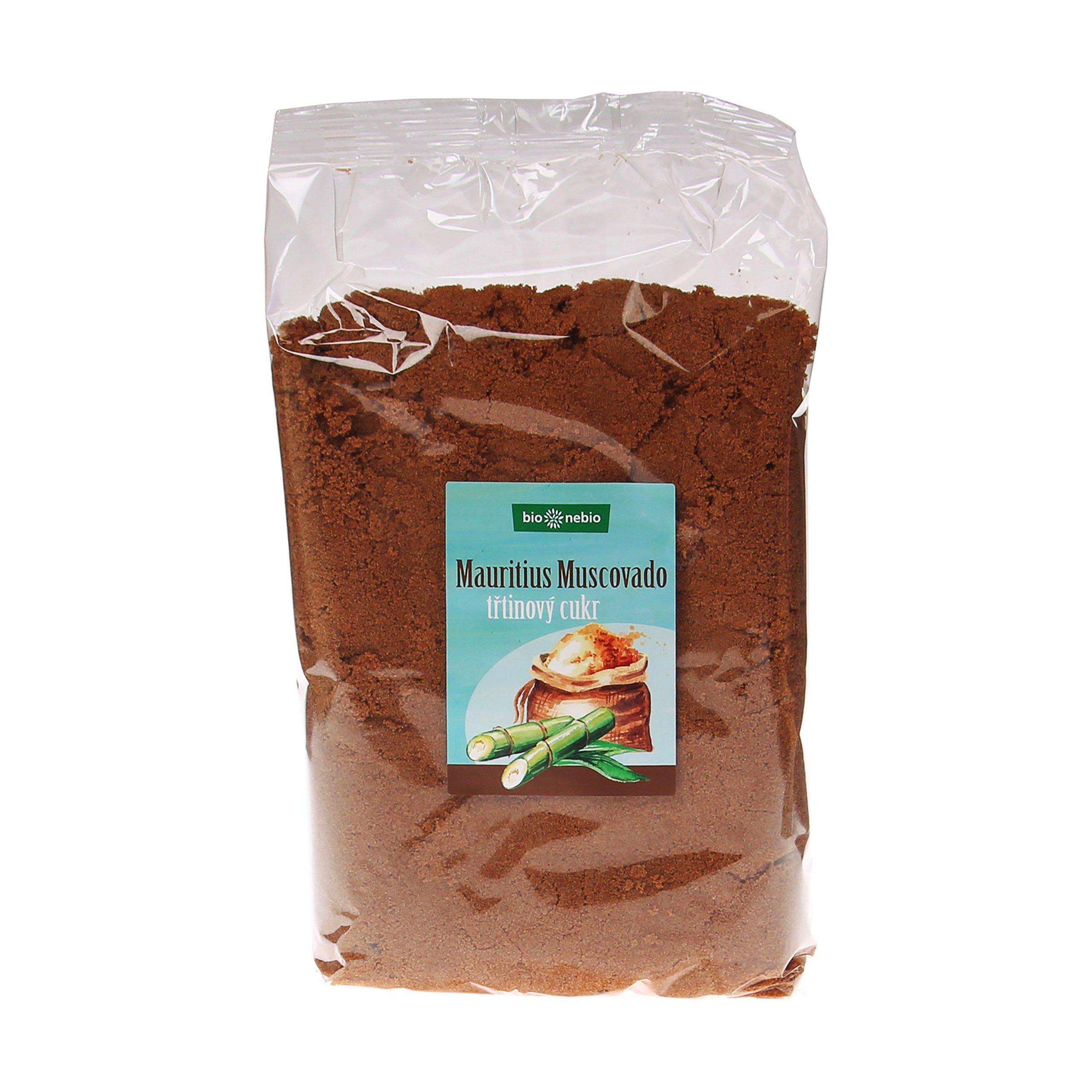 Cukr třtinový přírodní Muscovado 1 kg BIO NEBIO Cukr třtinový přírodní Muscovado 1 kg BIO NEBIO