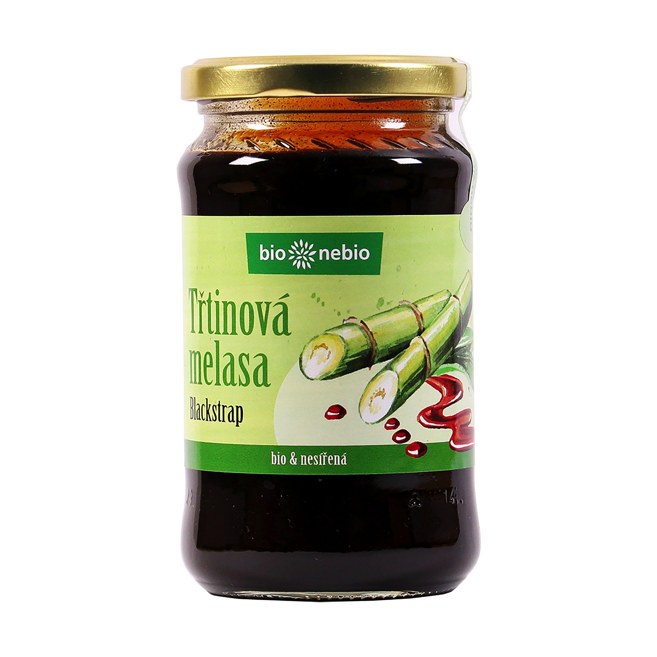 Melasa třtinová nesířená 450 g BIO   BIO NEBIO Melasa třtinová nesířená 450 g BIO   BIO NEBIO