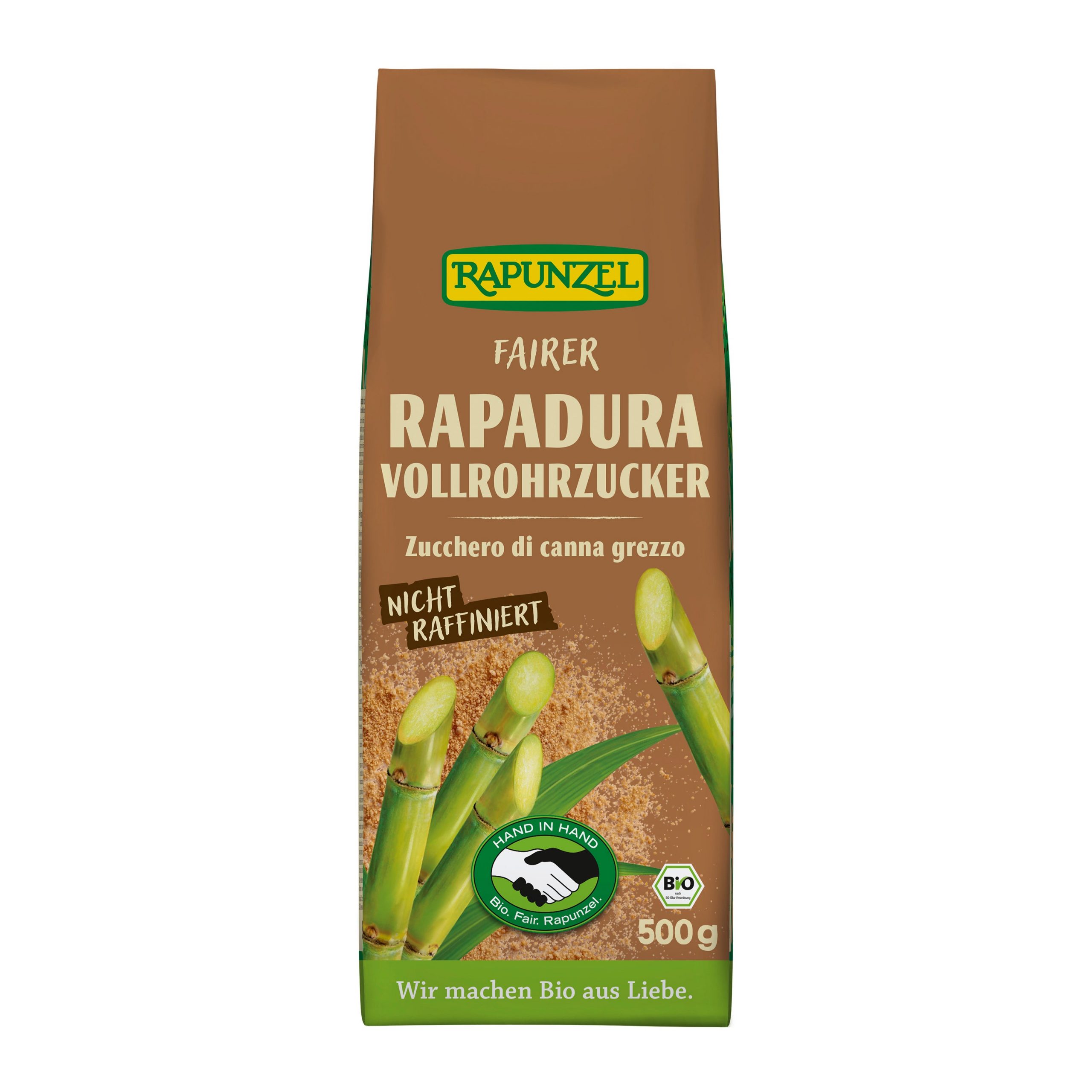 Šťáva třtinová sušená Rapadura 500 g BIO RAPUNZEL Šťáva třtinová sušená Rapadura 500 g BIO RAPUNZEL