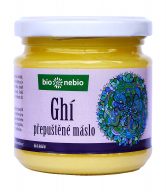 Máslo přepuštěné ghí ČESKÉ 210 ml BIO   BIO NEBIO