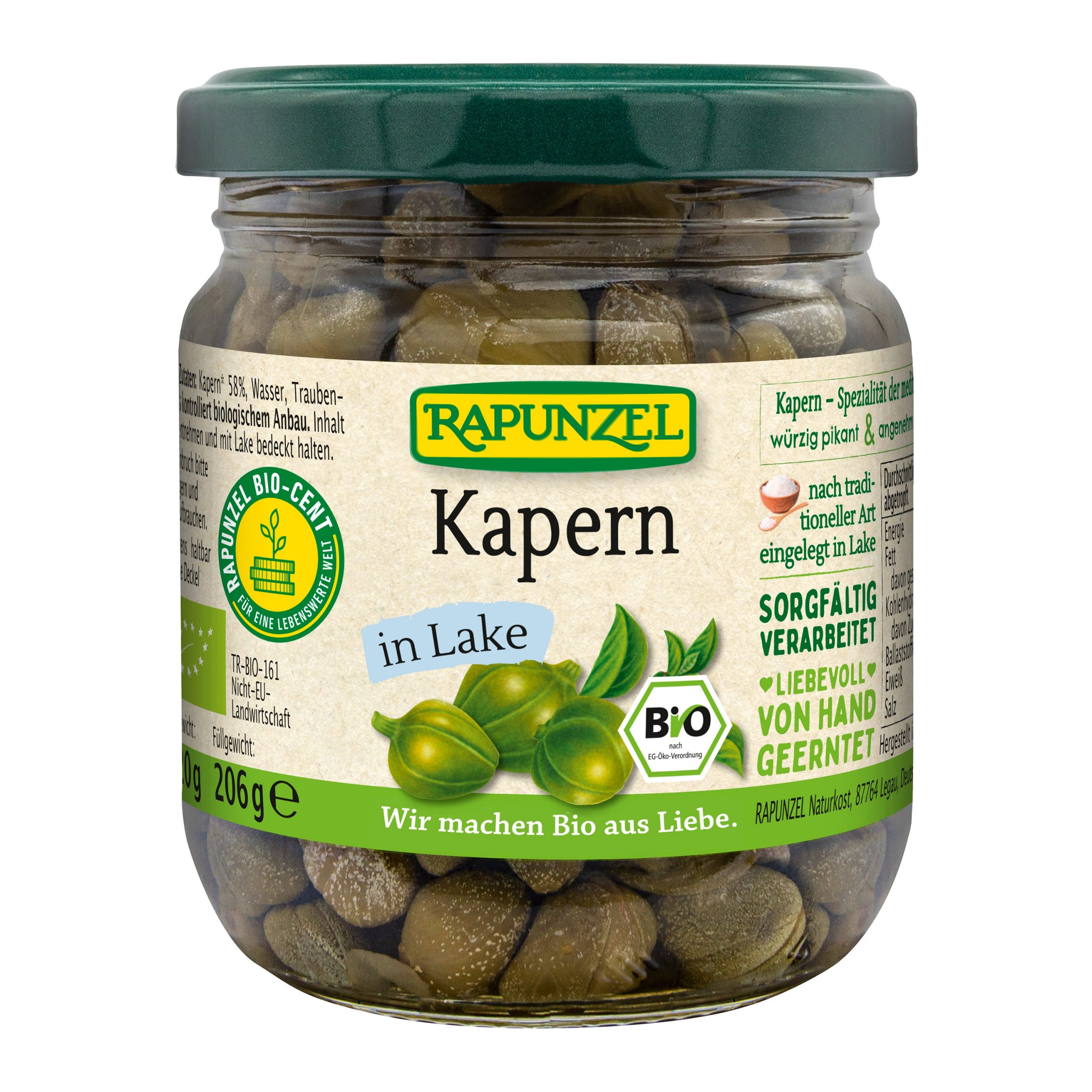 Kapary ve slaném nálevu 206 g BIO   RAPUNZEL Kapary ve slaném nálevu 206 g BIO   RAPUNZEL