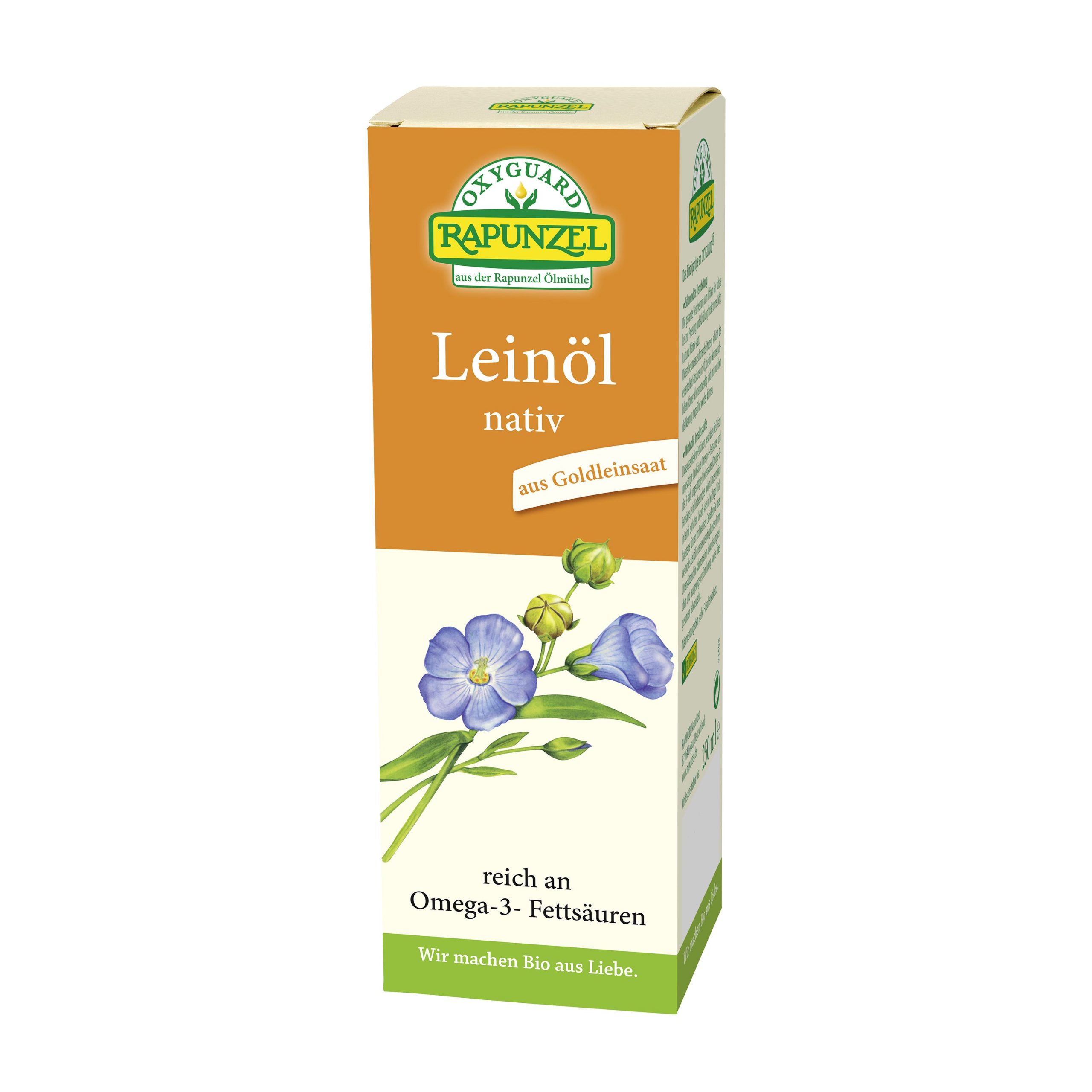 Olej lněný lisovaný za studena 250 ml BIO   RAPUNZEL Olej lněný lisovaný za studena 250 ml BIO   RAPUNZEL