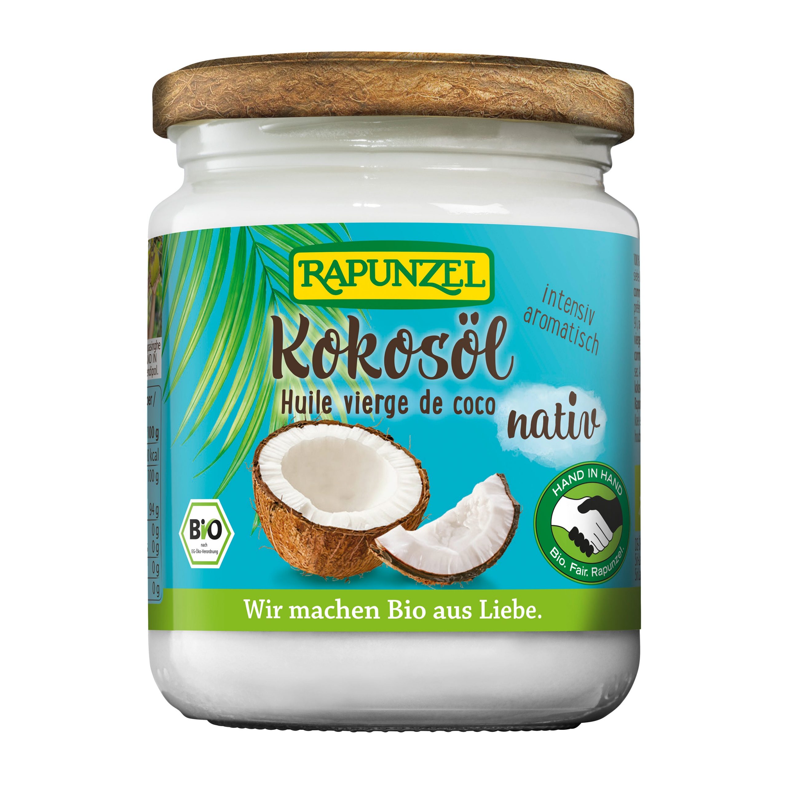 Olej kokosový lisovaný za studena 200 g BIO   RAPUNZEL Olej kokosový lisovaný za studena 200 g BIO   RAPUNZEL