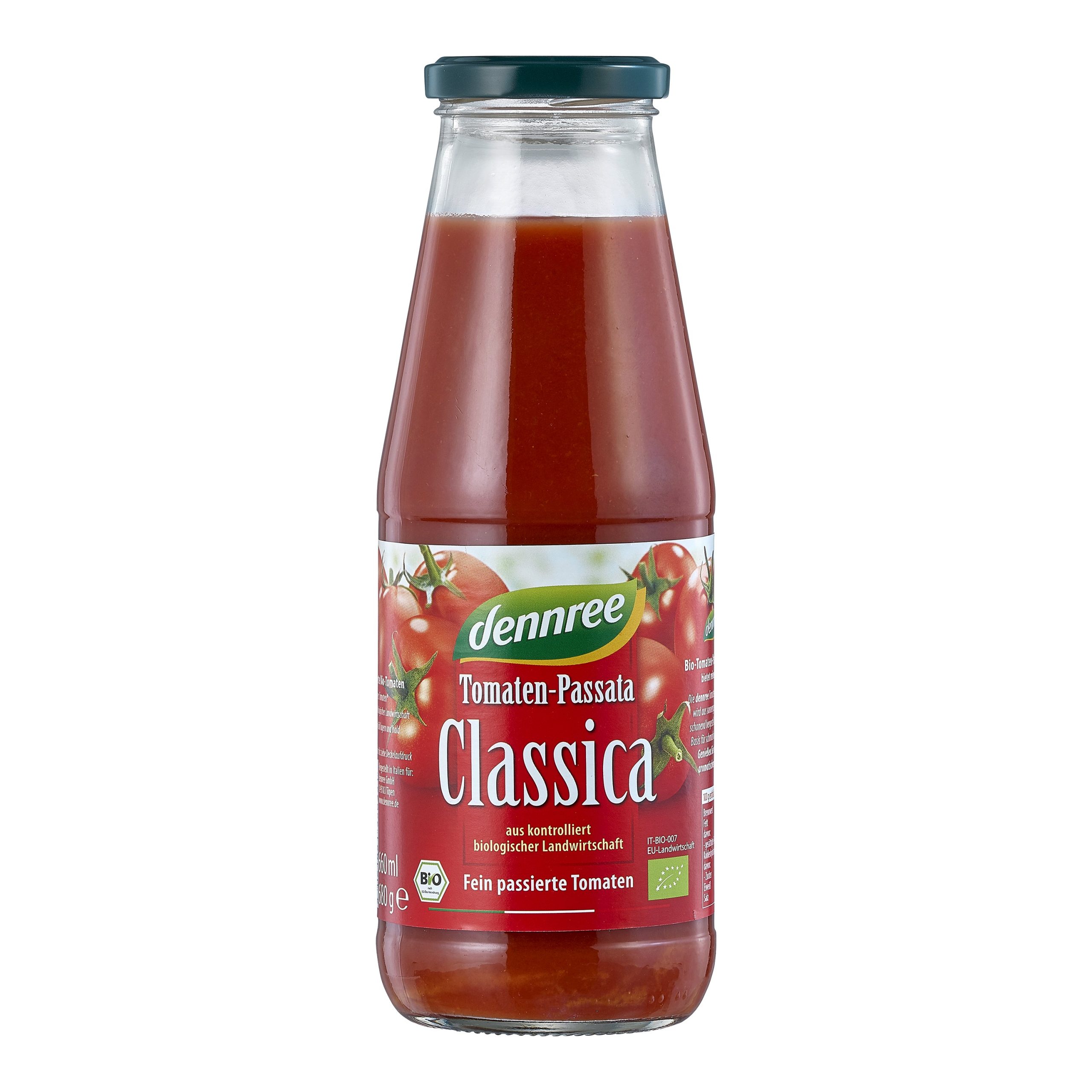 Passata rajčatová 680 g BIO DENNREE Passata rajčatová 680 g BIO DENNREE