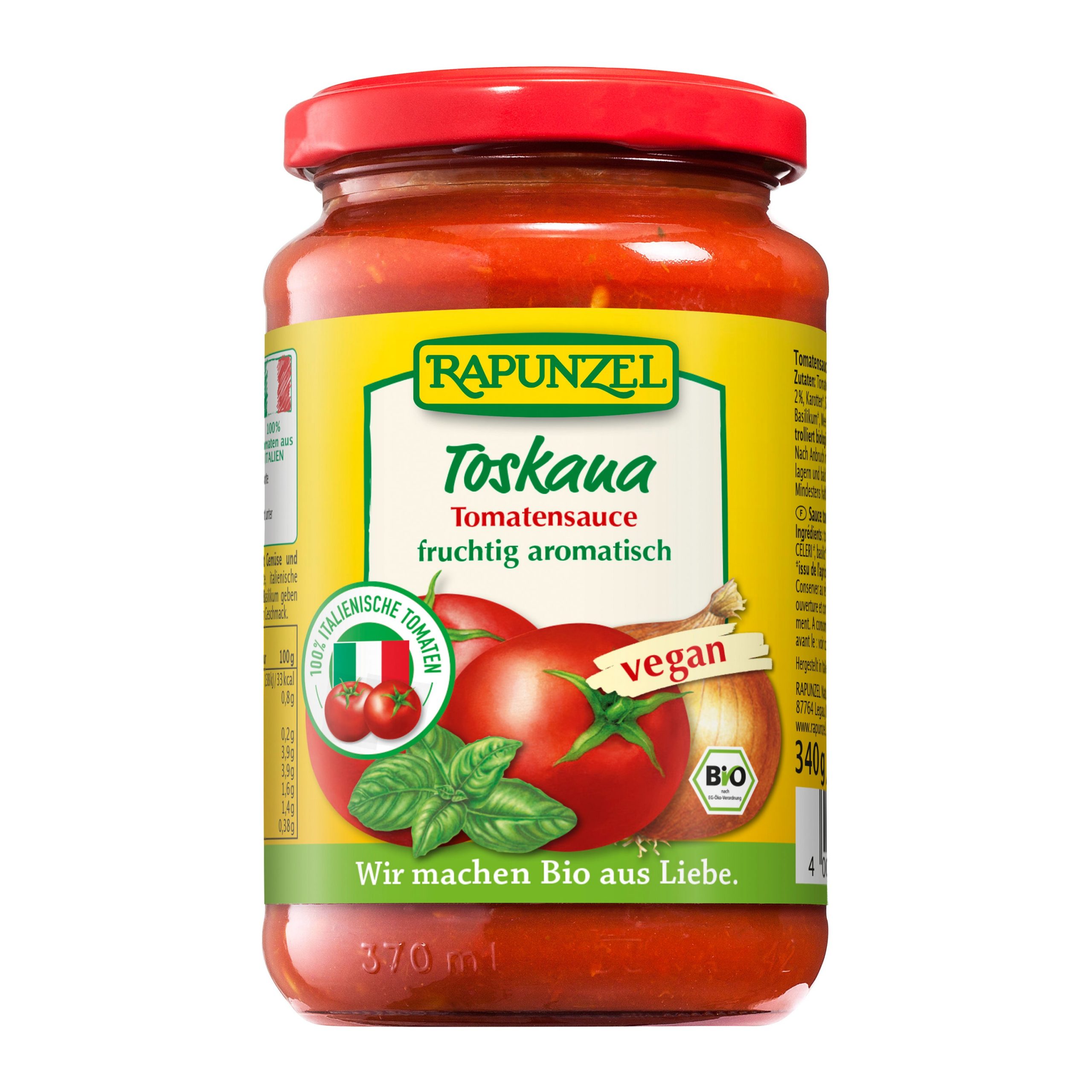 Omáčka na těstoviny Toskana 550 g BIO   RAPUNZEL Omáčka na těstoviny Toskana 550 g BIO   RAPUNZEL