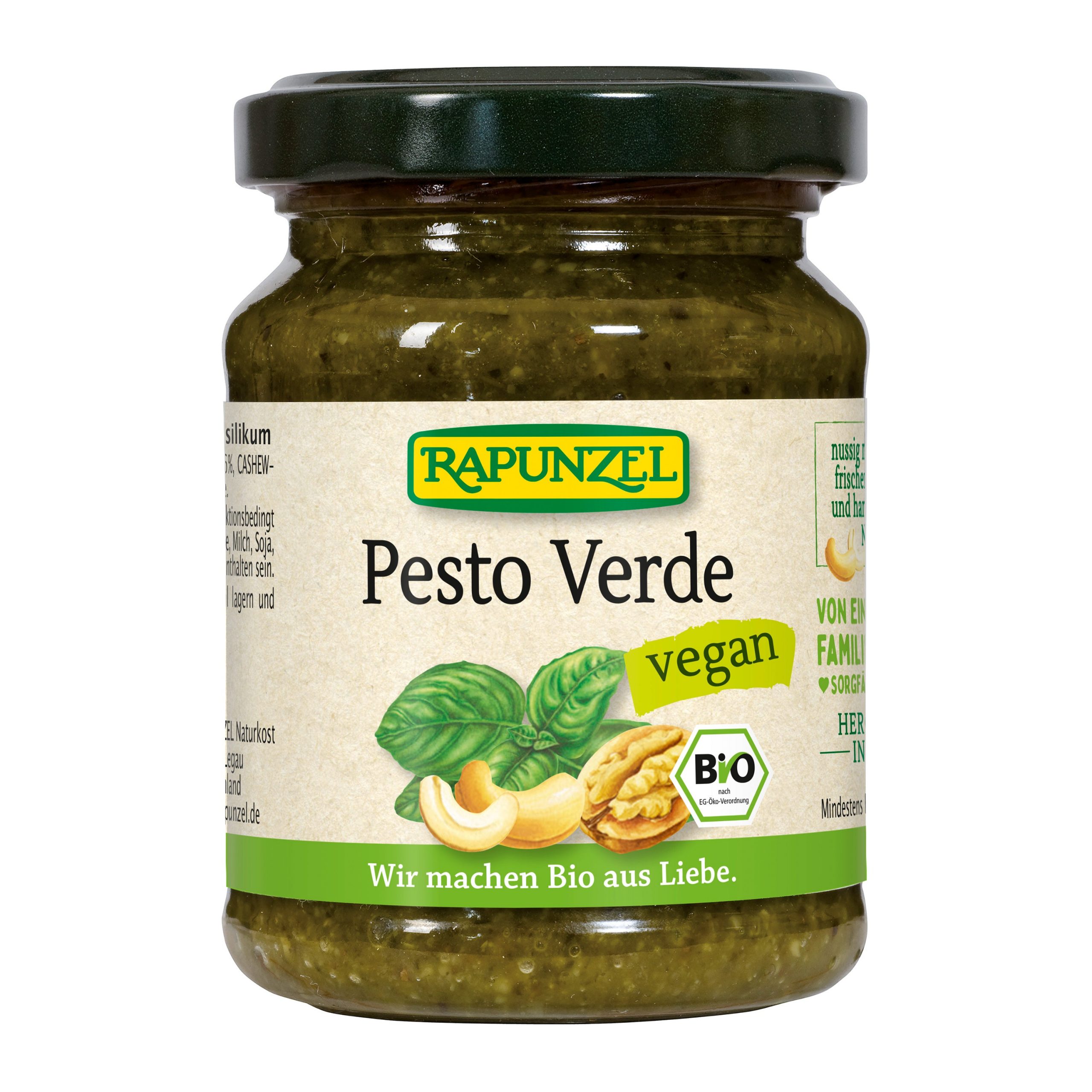 Pesto verde vegan 120 g BIO   RAPUNZEL Pesto verde vegan 120 g BIO   RAPUNZEL