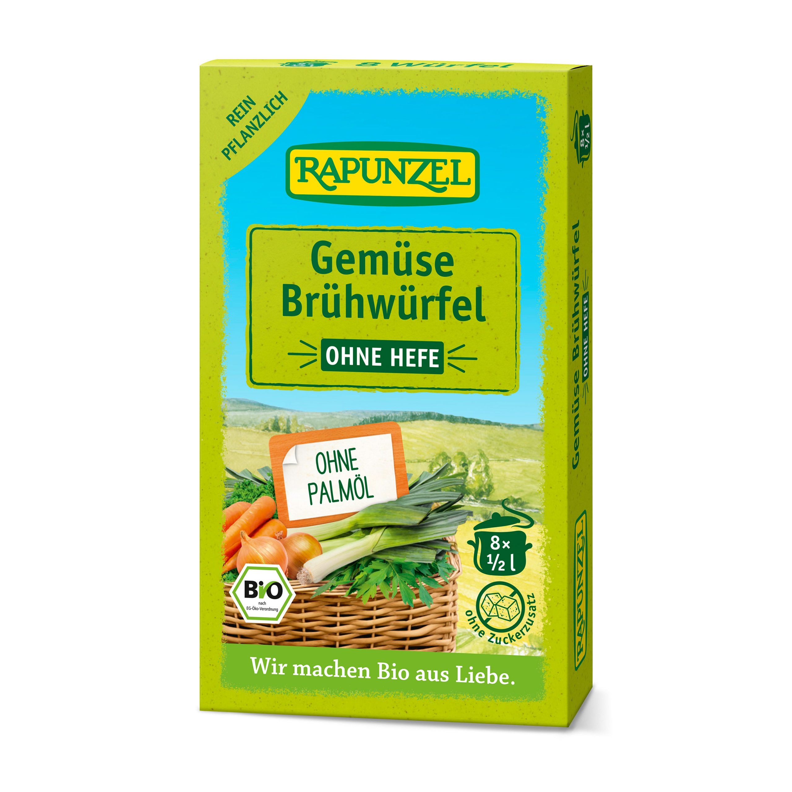 Vývar zeleninový bez droždí v kostce 8 ks BIO   RAPUNZEL Vývar zeleninový bez droždí v kostce 8 ks BIO   RAPUNZEL