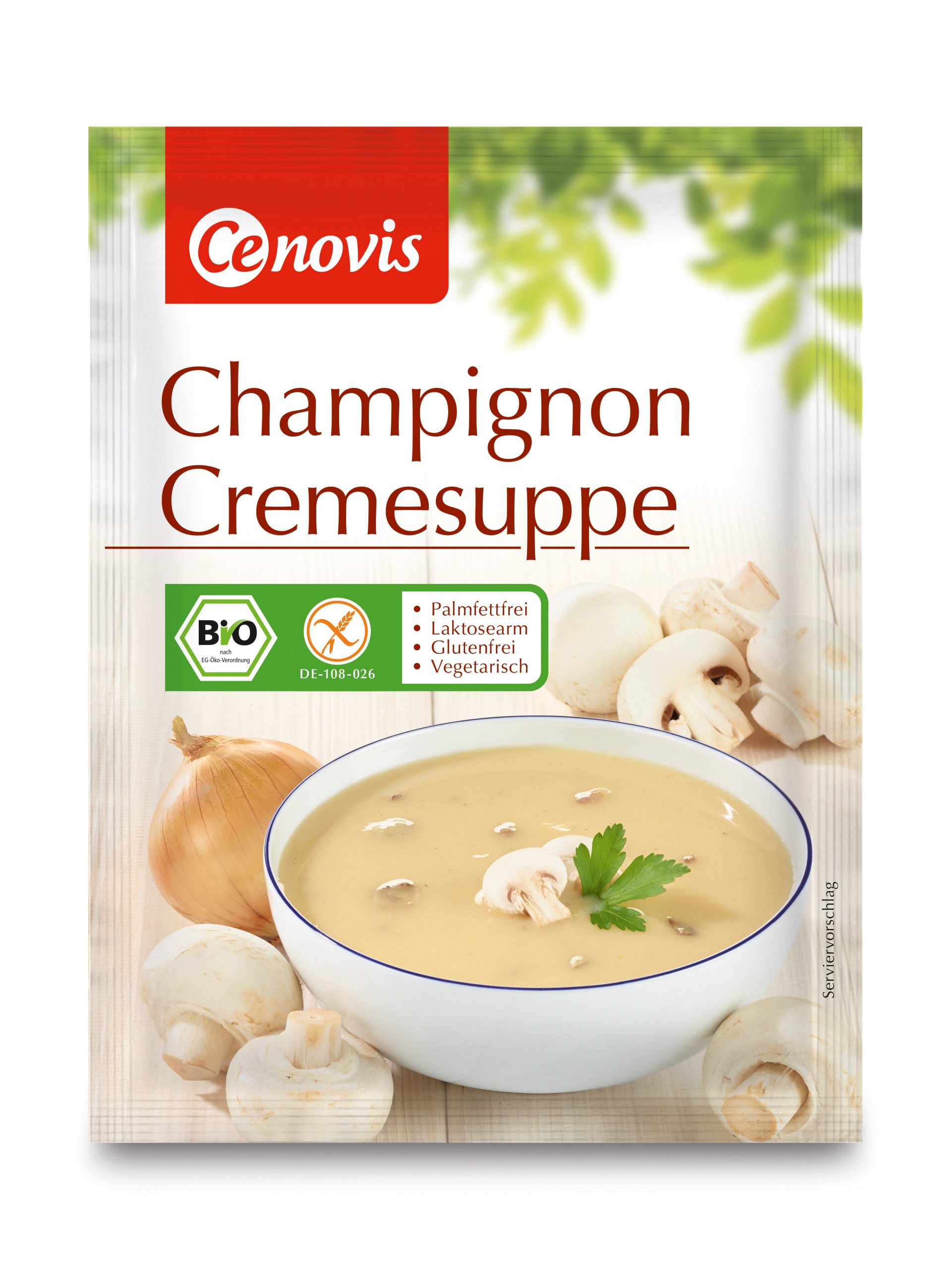 Polévka žampionová 60 g BIO CENOVIS Polévka žampionová 60 g BIO CENOVIS