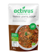 Polévka ze tří druhů čočky 400 g BIO   ACTIVUS