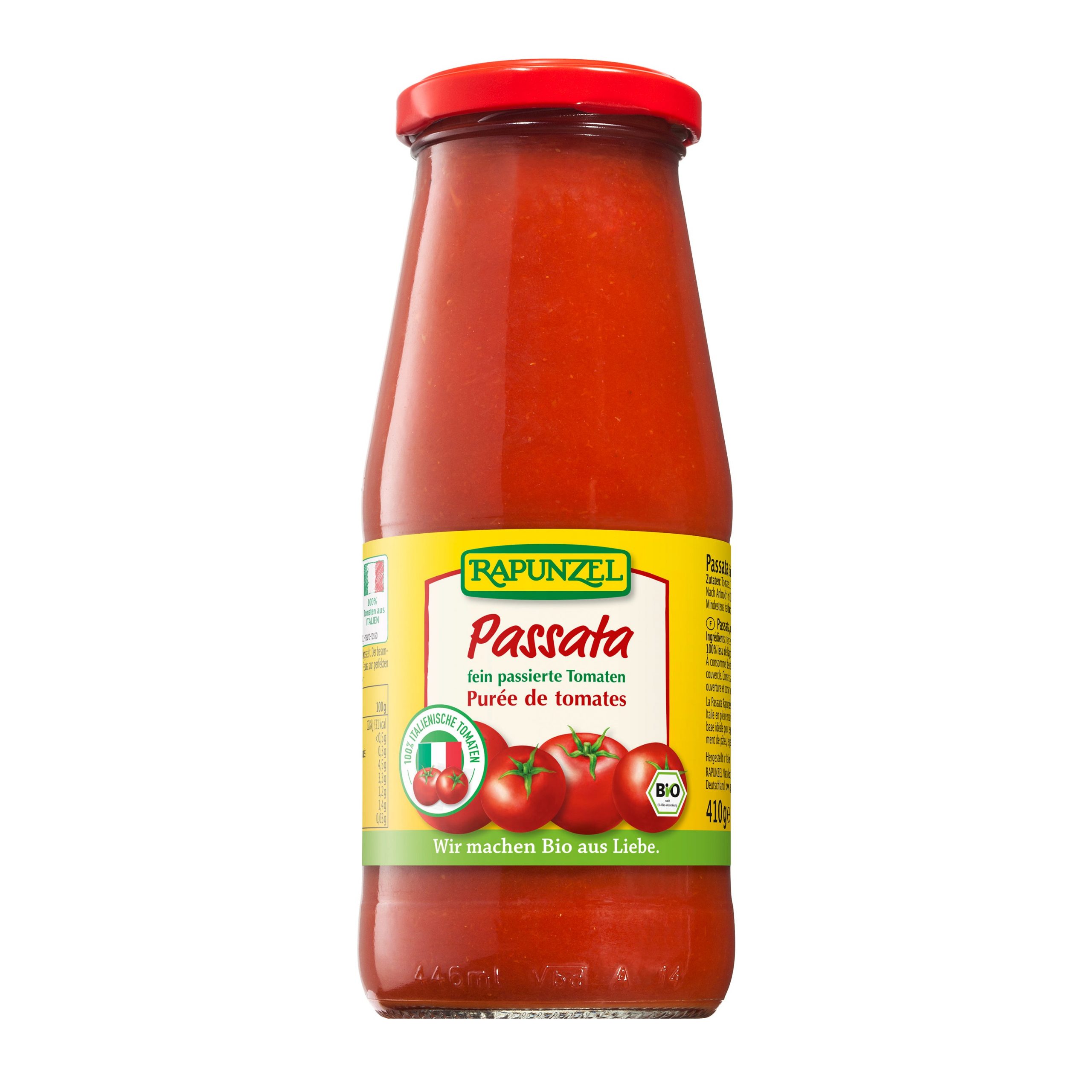 Rajčata drcená passata 410 g BIO RAPUNZEL Rajčata drcená passata 410 g BIO RAPUNZEL