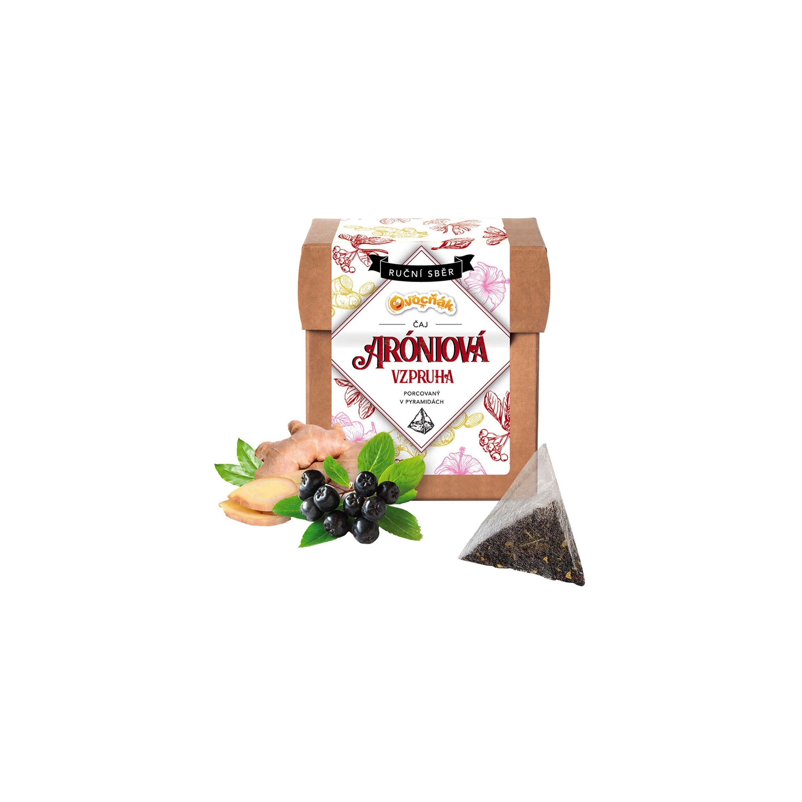 Čaj ovocný aróniová vzpruha 12 x 4 g   OVOCŇÁK Čaj ovocný aróniová vzpruha 12 x 4 g   OVOCŇÁK