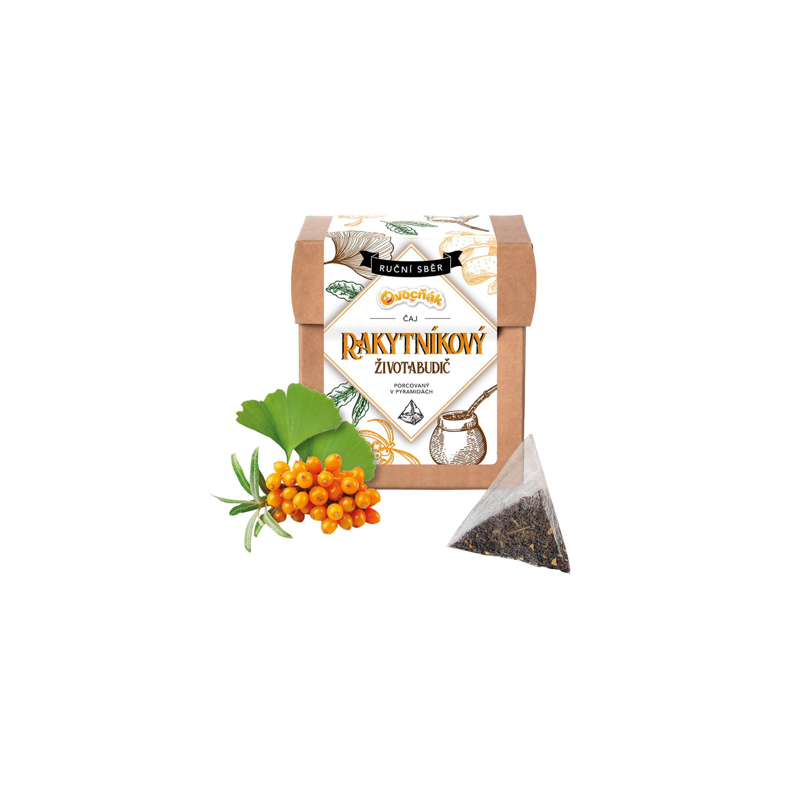 Čaj ovocný rakytníkový životabudič 12 x 4 g   OVOCŇÁK Čaj ovocný rakytníkový životabudič 12 x 4 g   OVOCŇÁK