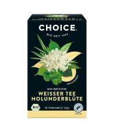 Čaj bílý s květy černého bezu 20 sáčků 36 g BIO CHOICE