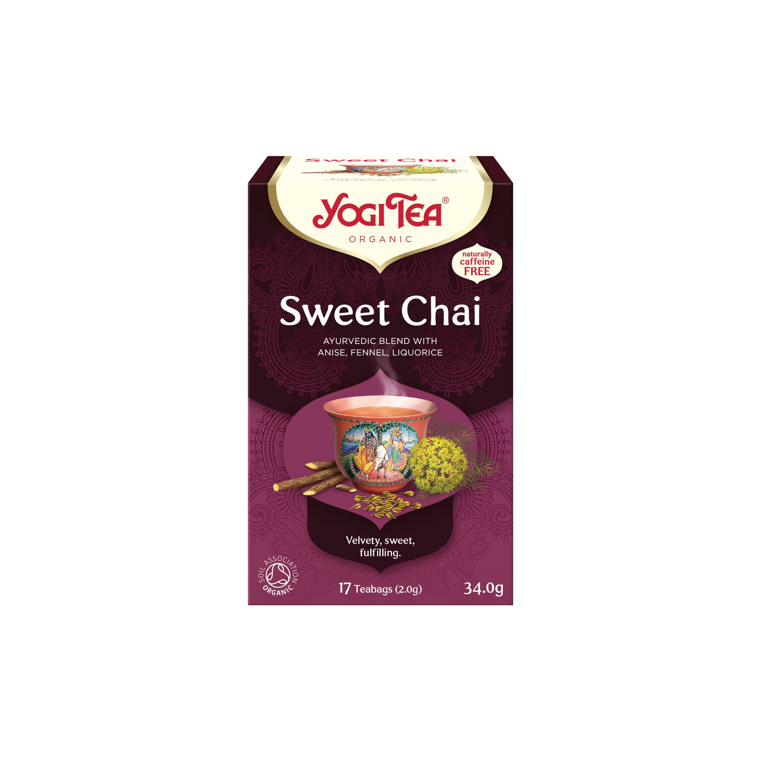 Čaj Sladký chai 17 sáčků 34 g BIO   YOGI TEA Čaj Sladký chai 17 sáčků 34 g BIO   YOGI TEA