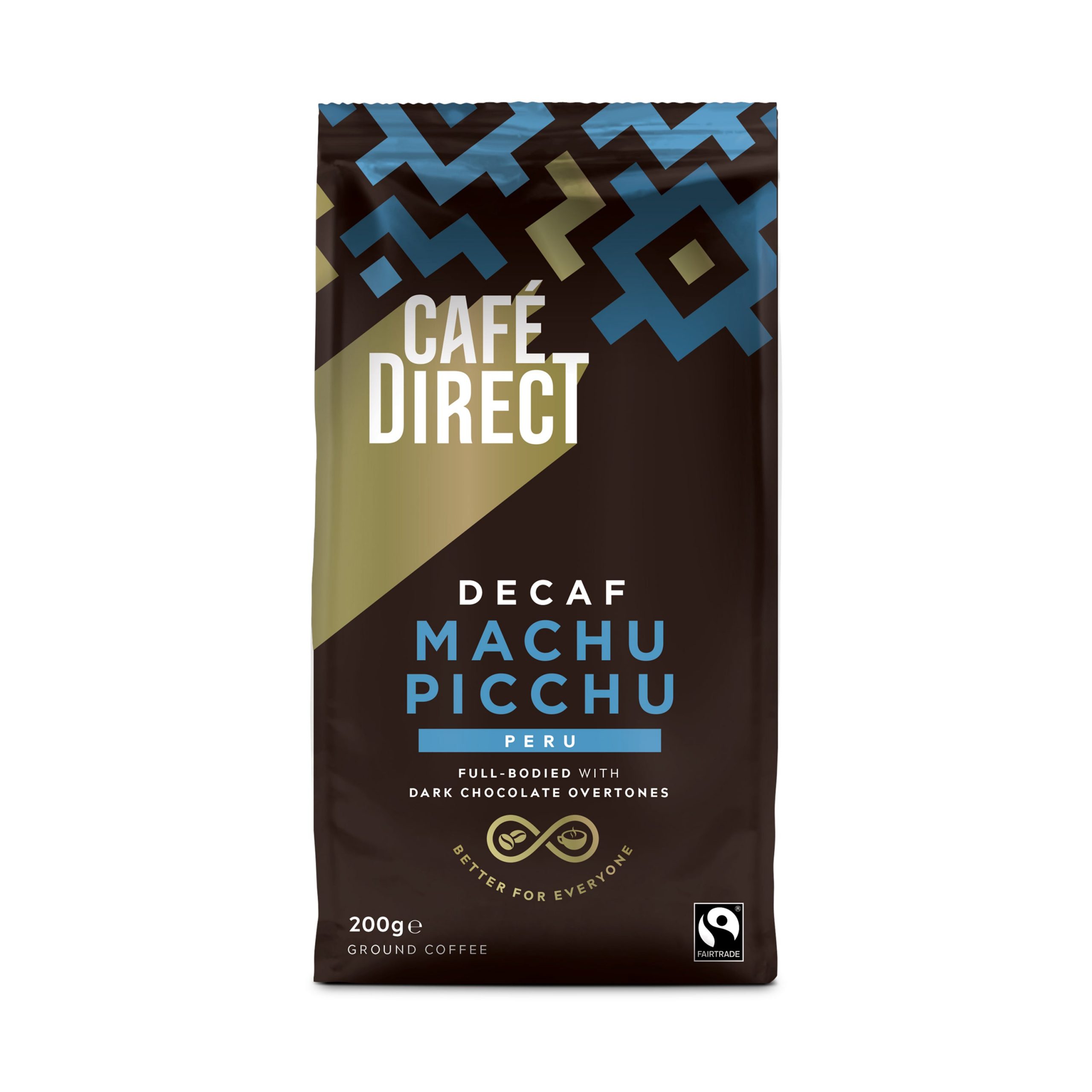 Káva mletá bez kofeinu Machu Picchu SCA 200 g   CAFÉDIRECT Káva mletá bez kofeinu Machu Picchu SCA 200 g   CAFÉDIRECT