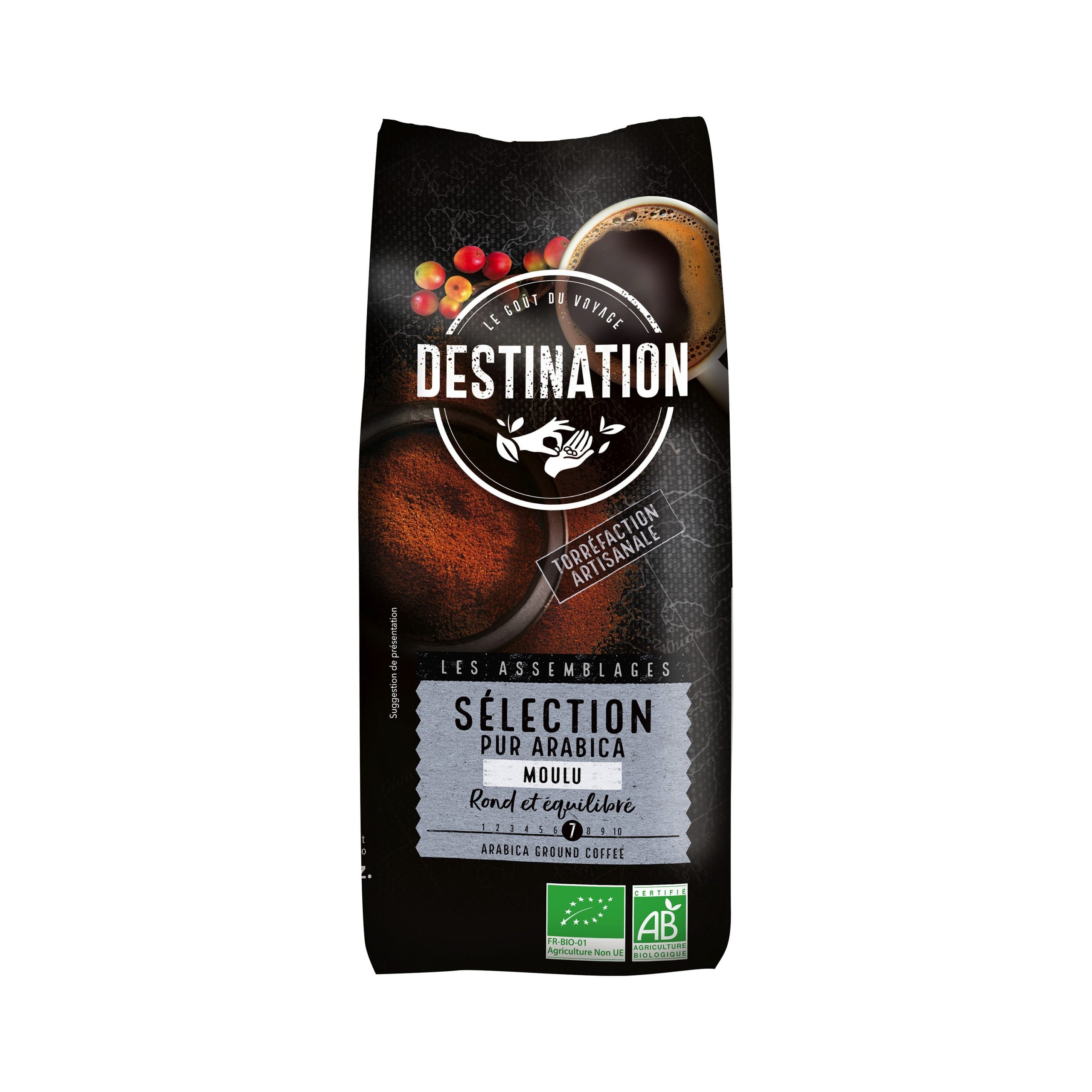 Káva mletá Selection 500 g BIO   DESTINATION Káva mletá Selection 500 g BIO   DESTINATION