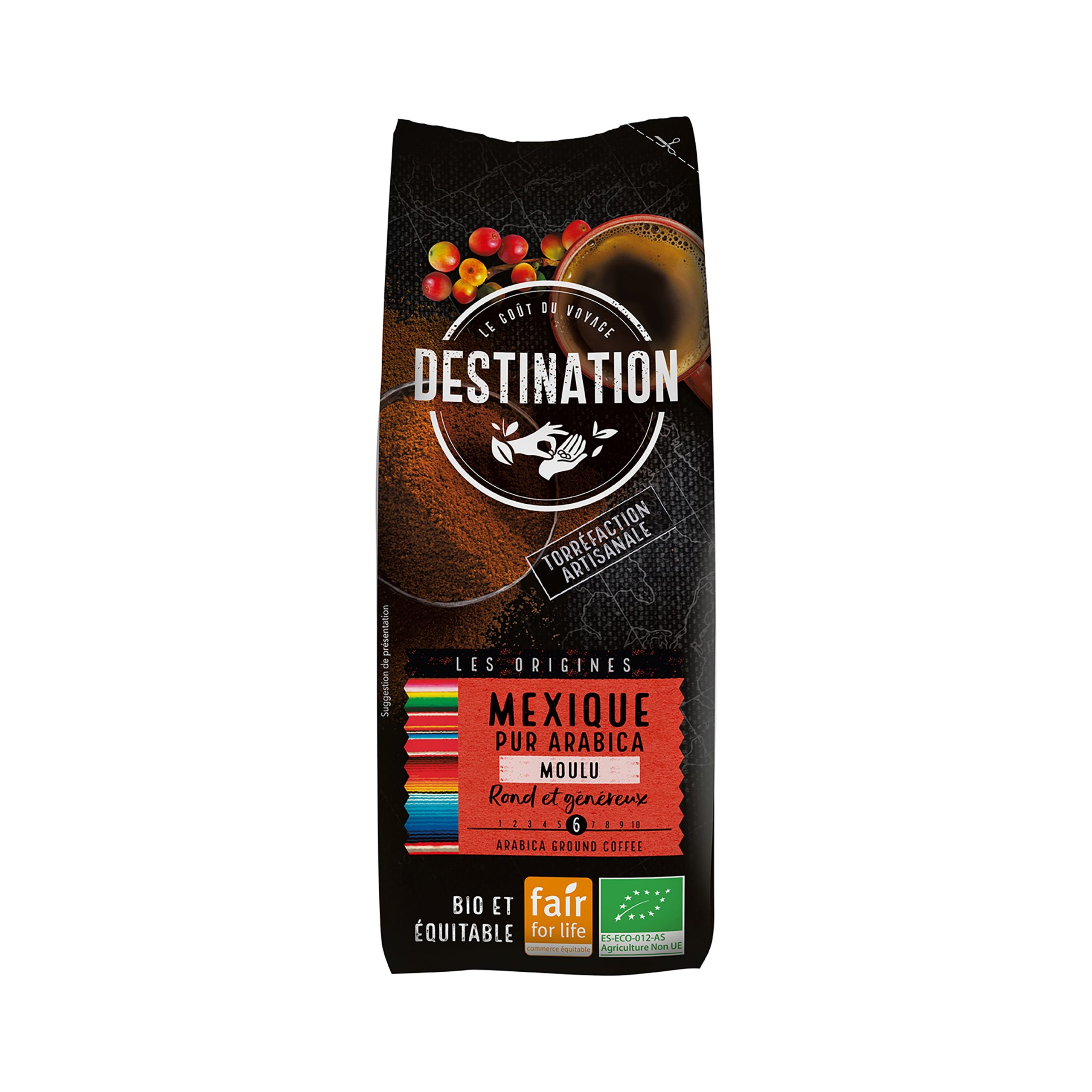 Káva mletá Mexiko 250 g BIO   DESTINATION Káva mletá Mexiko 250 g BIO   DESTINATION