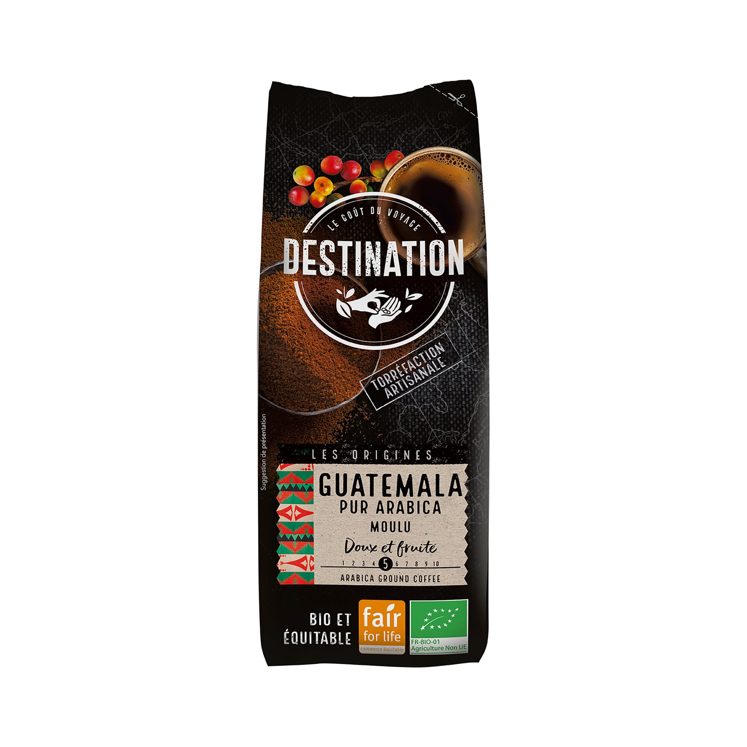 Káva mletá Guatemala 250 g BIO   DESTINATION Káva mletá Guatemala 250 g BIO   DESTINATION