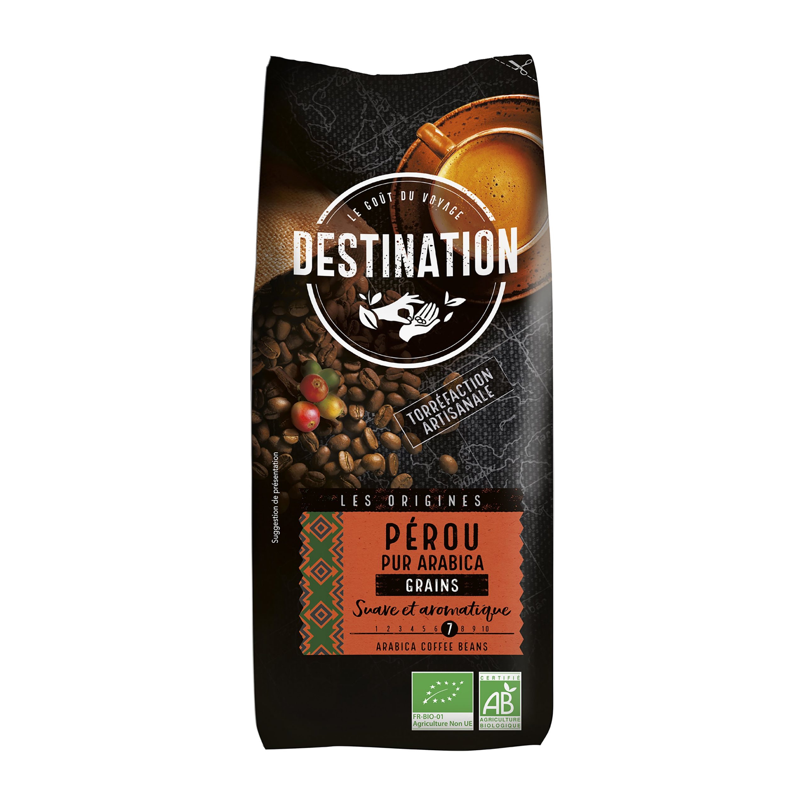 Káva zrnková Peru 1 kg BIO   DESTINATION Káva zrnková Peru 1 kg BIO   DESTINATION