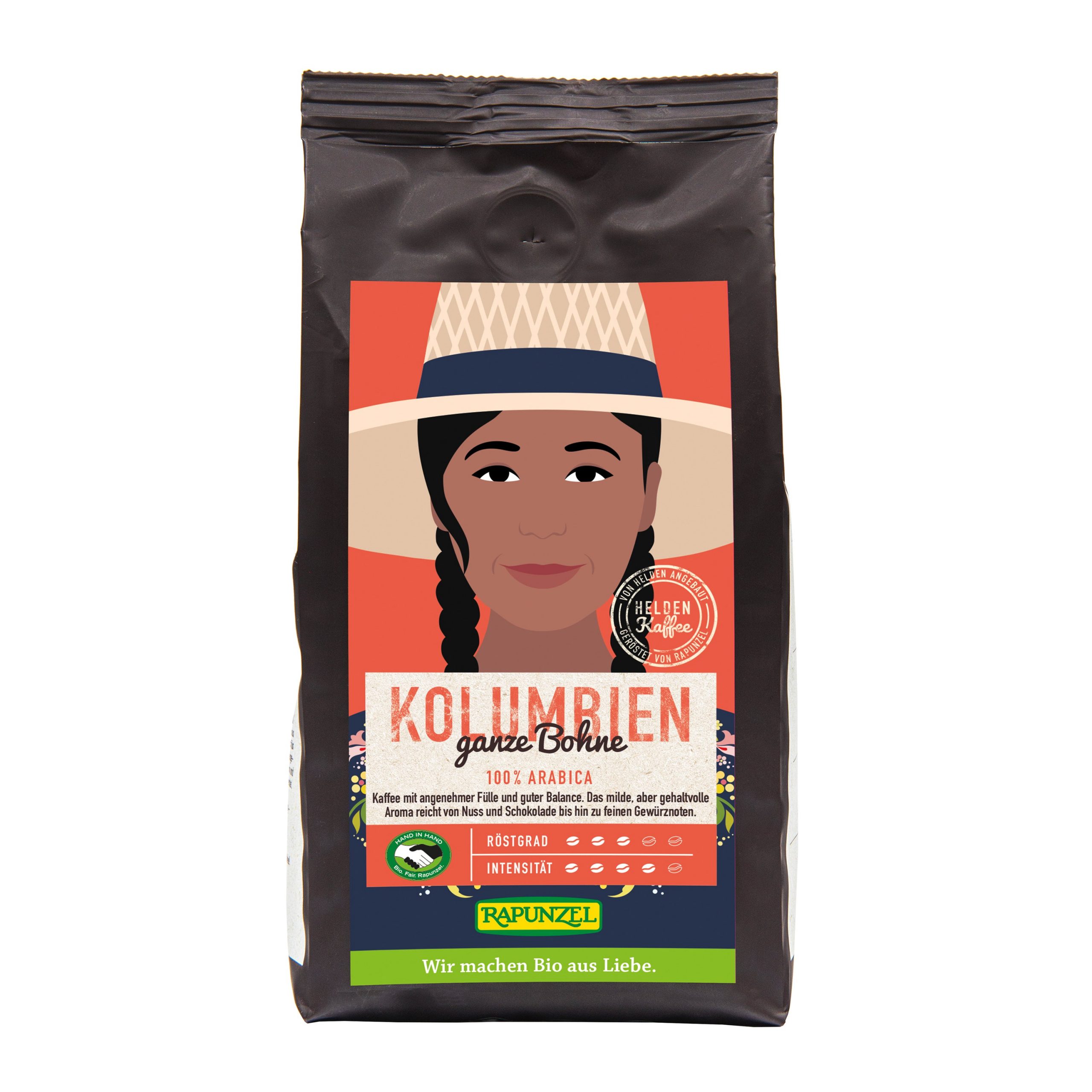 Káva zrnková Kolumbie 250 g BIO   RAPUNZEL Káva zrnková Kolumbie 250 g BIO   RAPUNZEL