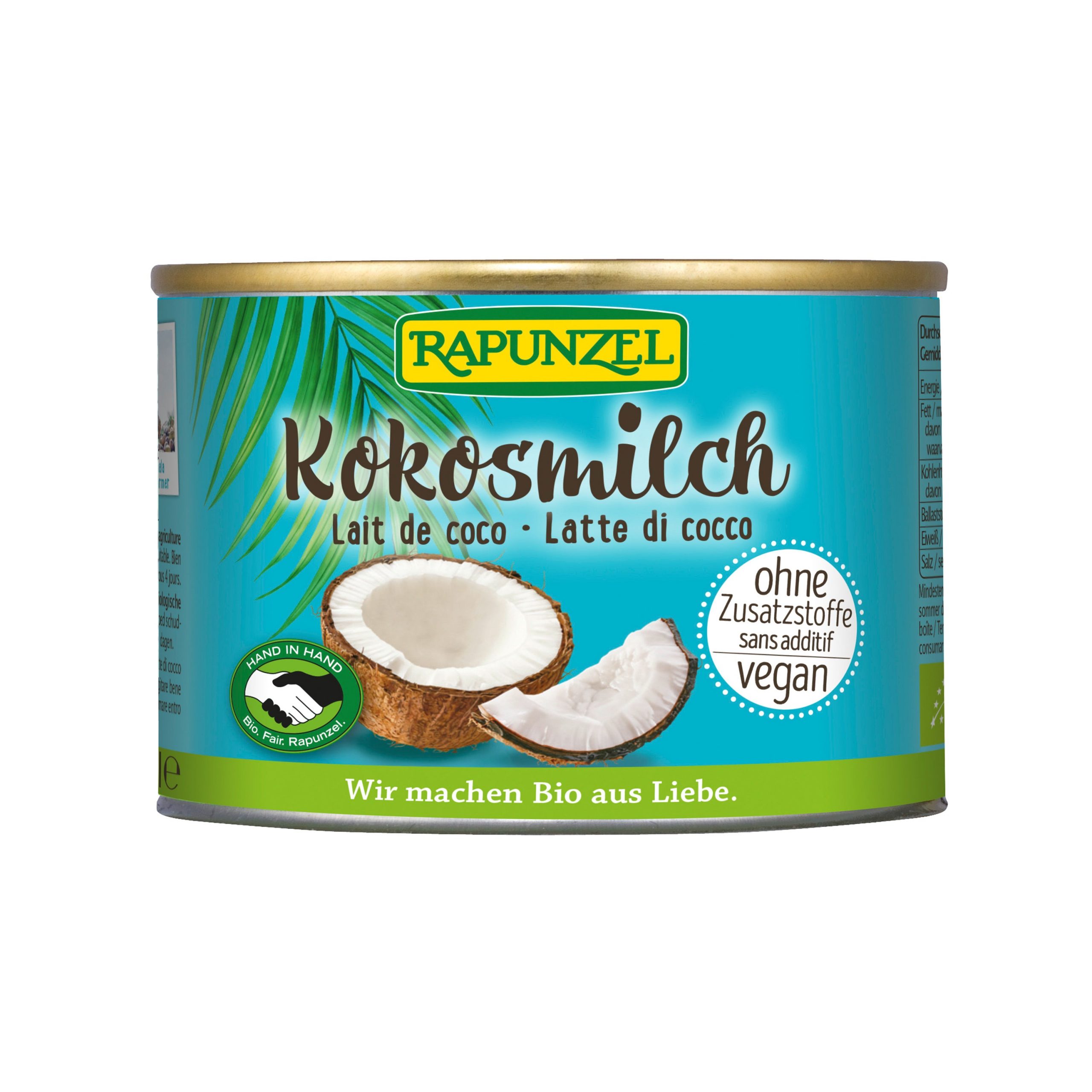 Mléko kokosové 200 ml BIO   RAPUNZEL Mléko kokosové 200 ml BIO   RAPUNZEL
