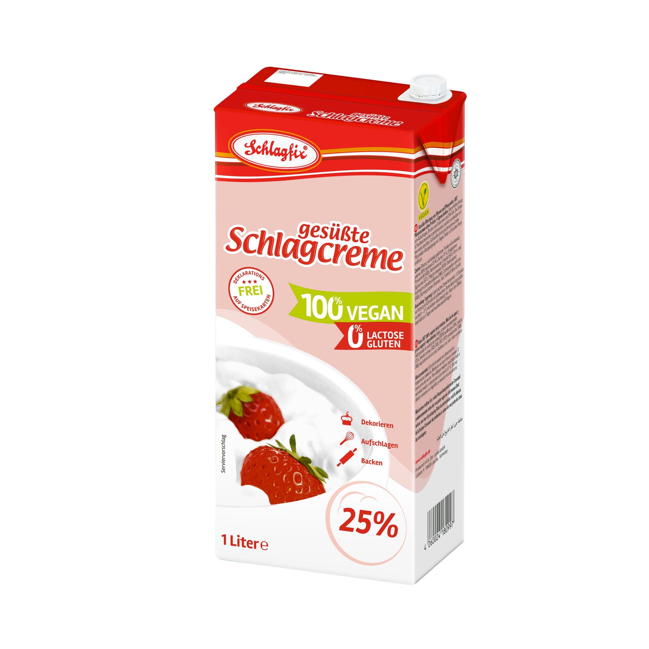Krém na šlehání slazený 1000 ml SCHLAGFIX Krém na šlehání slazený 1000 ml SCHLAGFIX