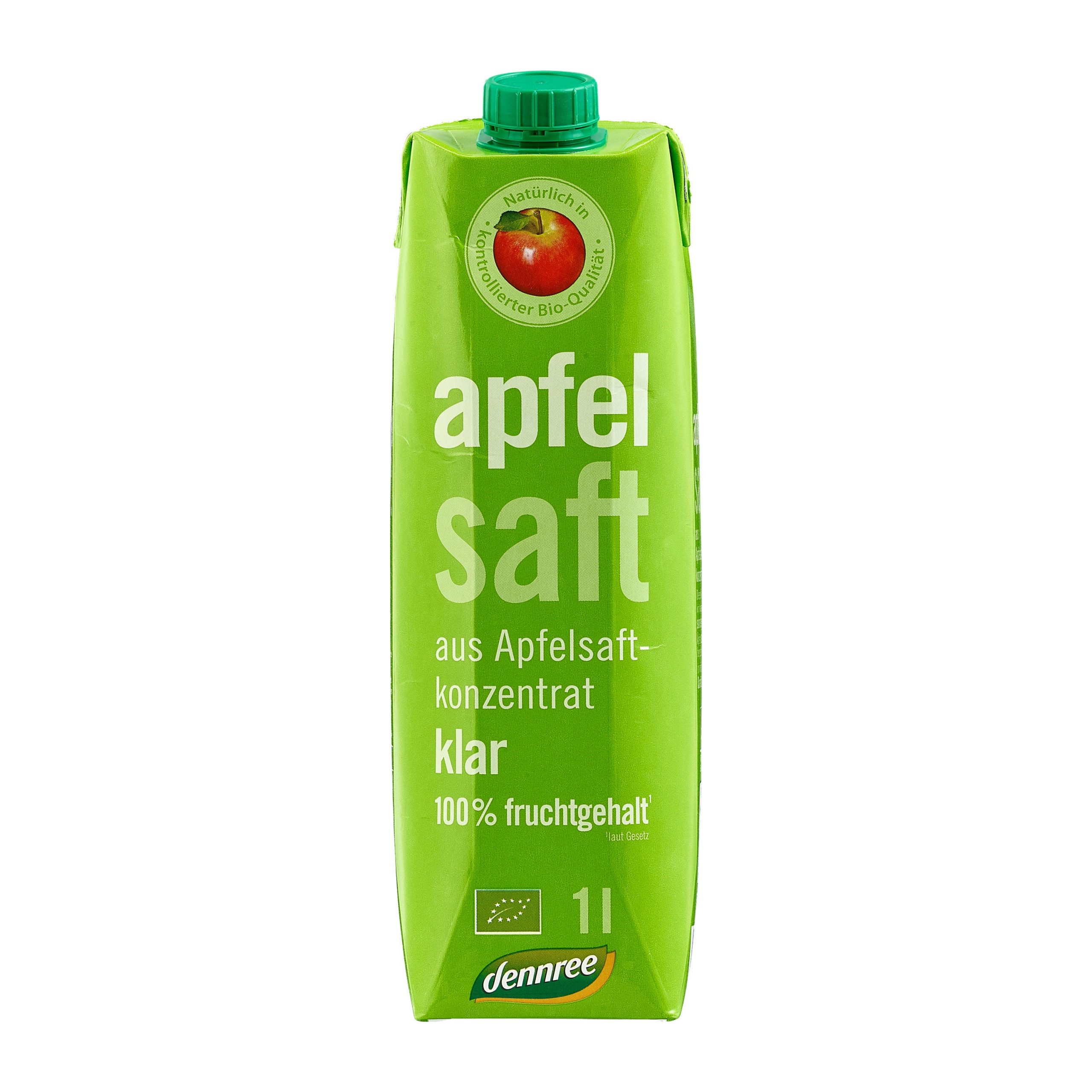 Šťáva jablečná z koncentrátu 1 l BIO DENNREE Šťáva jablečná z koncentrátu 1 l BIO DENNREE