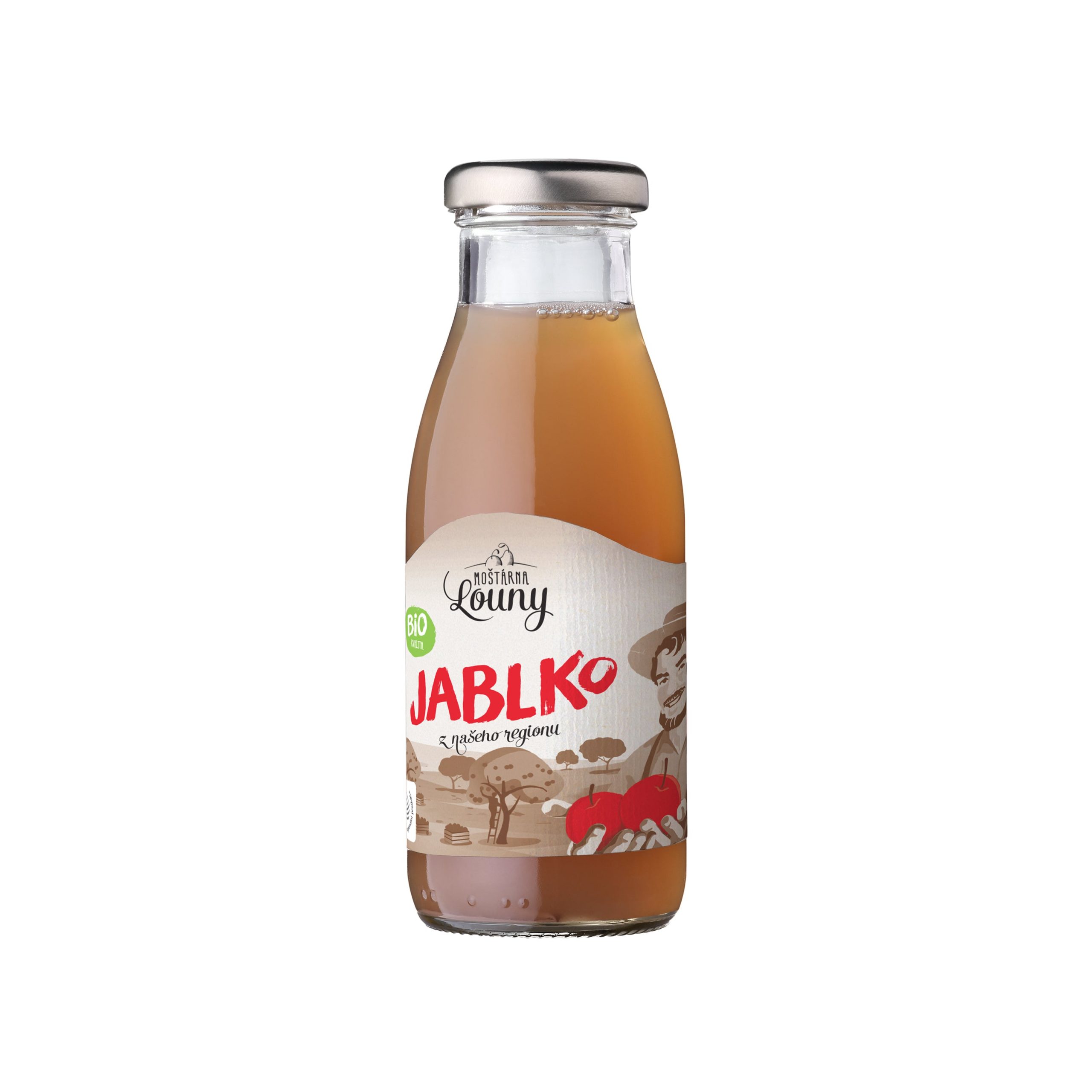 Mošt jablečný 250 ml BIO   MOŠTÁRNA LOUNY Mošt jablečný 250 ml BIO   MOŠTÁRNA LOUNY