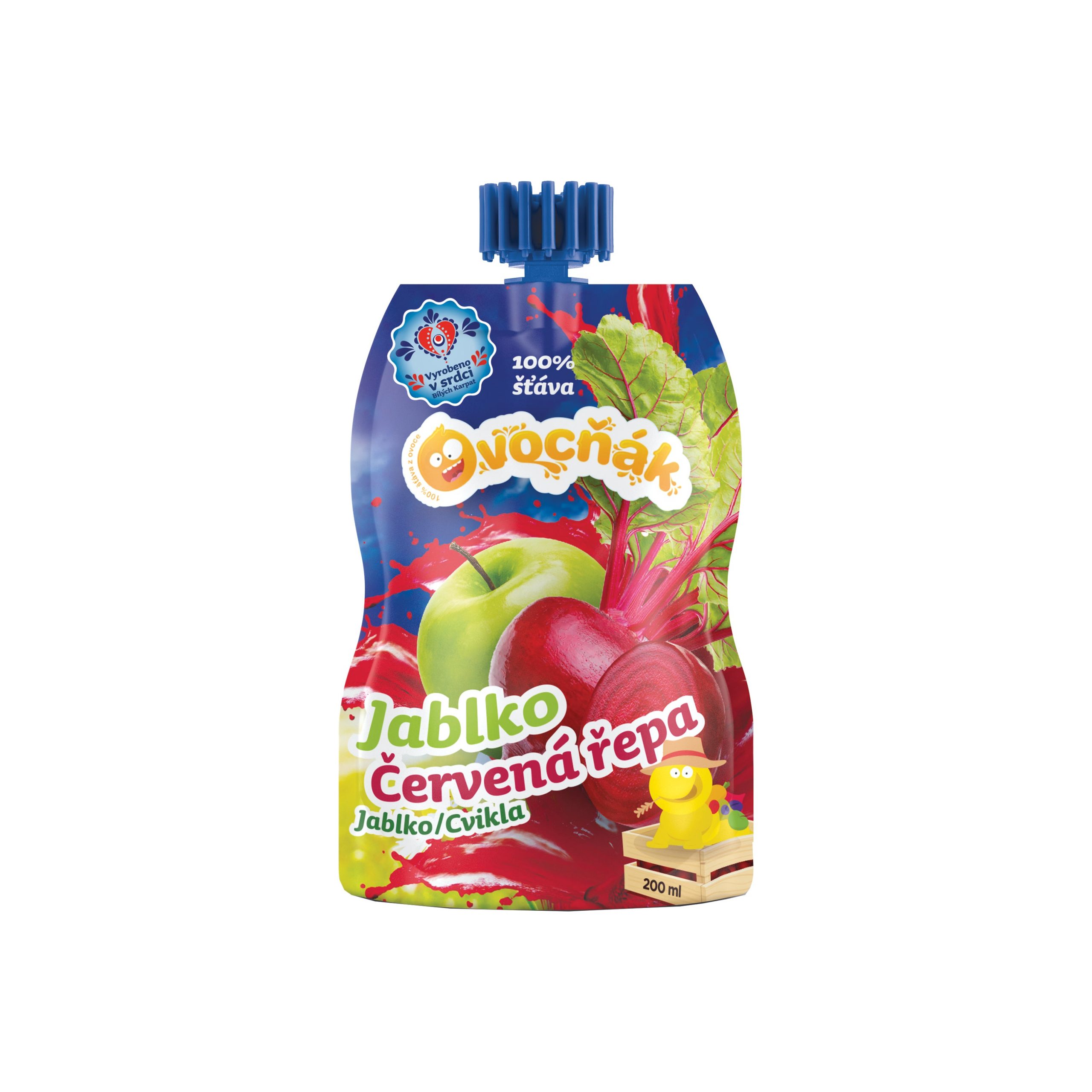 Mošt ovocný jablko-červená řepa 200 ml   OVOCŇÁK Mošt ovocný jablko-červená řepa 200 ml   OVOCŇÁK