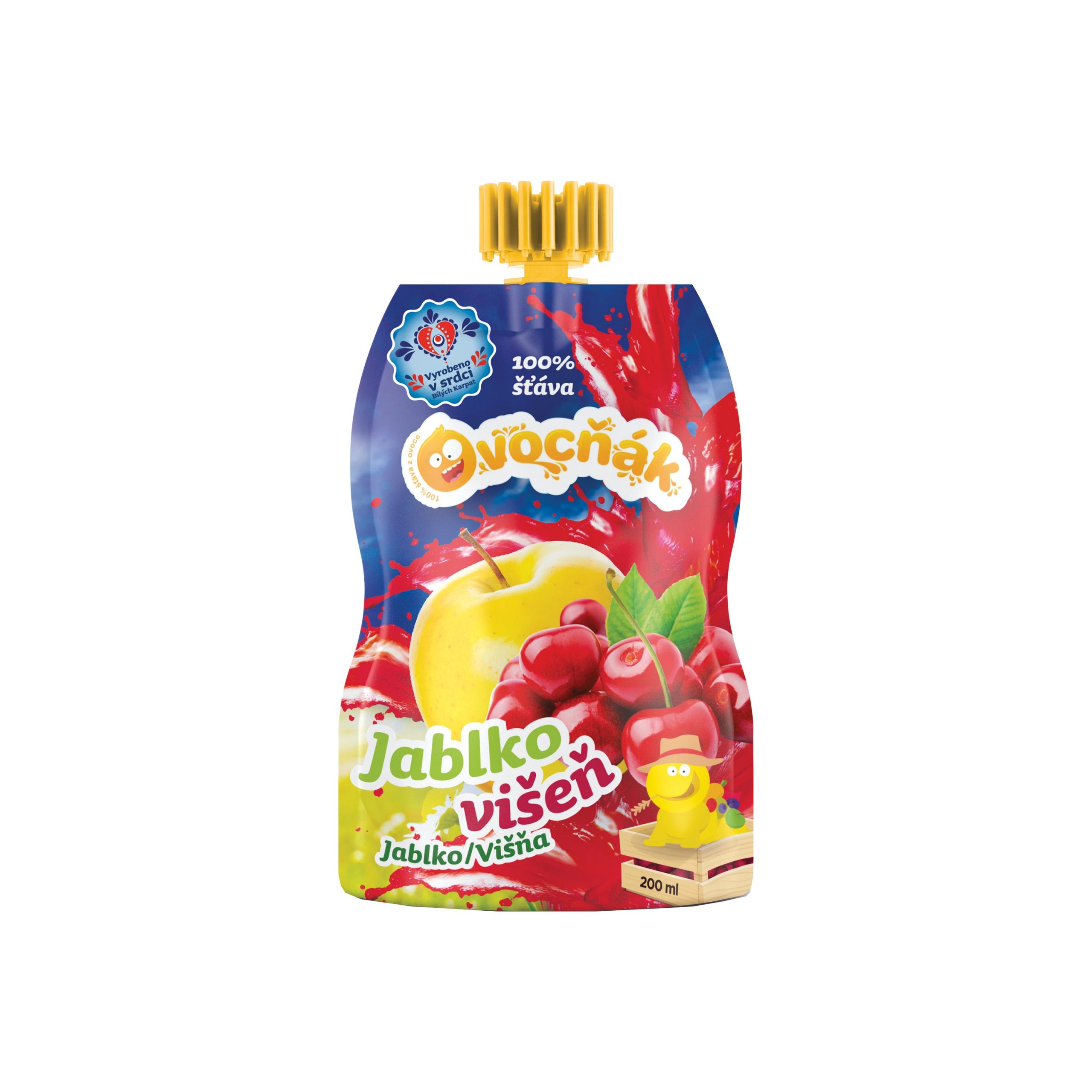 Mošt ovocný jablko-višeň 200 ml   OVOCŇÁK Mošt ovocný jablko-višeň 200 ml   OVOCŇÁK