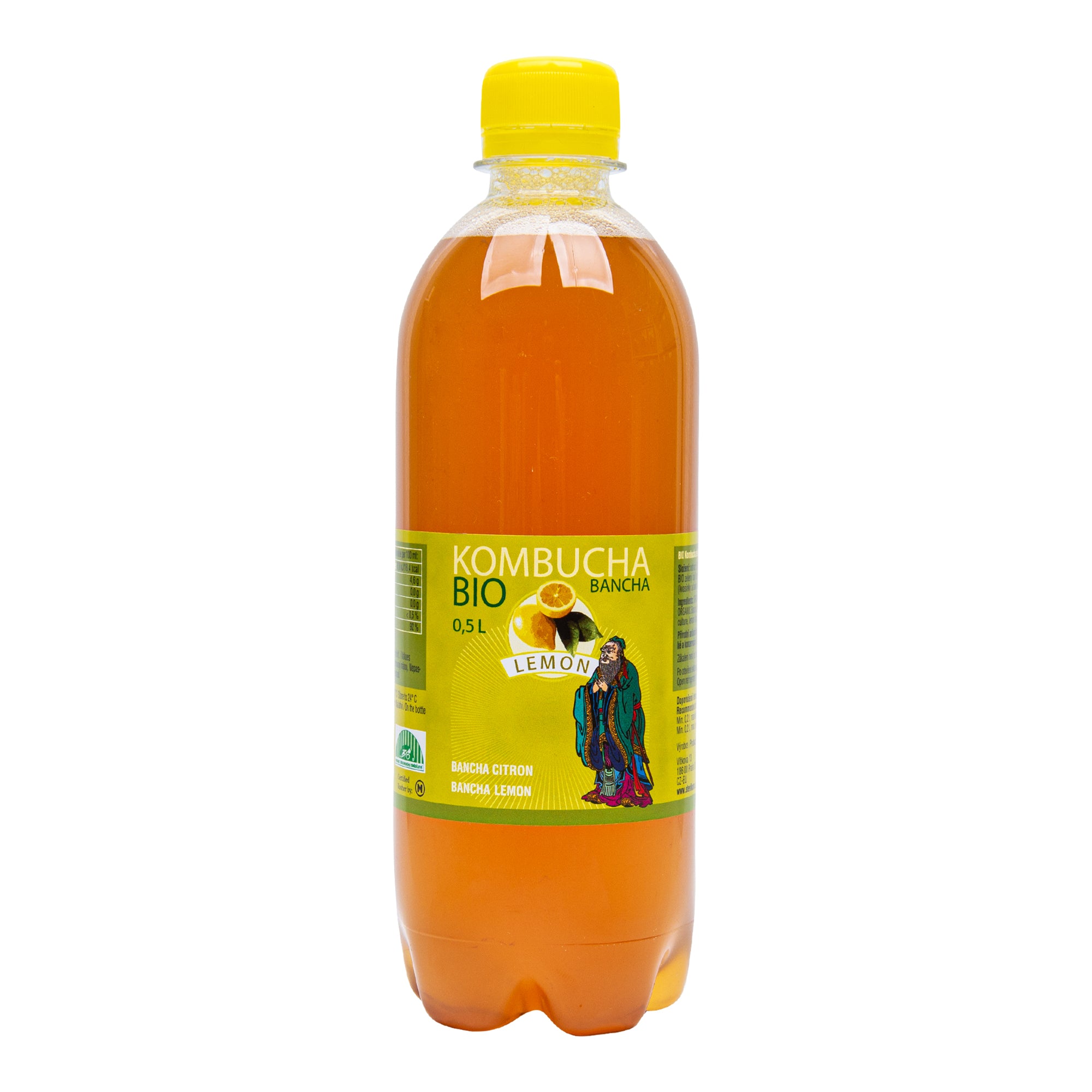 Kombucha bancha citron 500 ml BIO STEVIKOM Kombucha bancha citron 500 ml BIO STEVIKOM