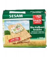Knäckebrot celozrnný sezamový 200 g BIO   LINEA NATURA