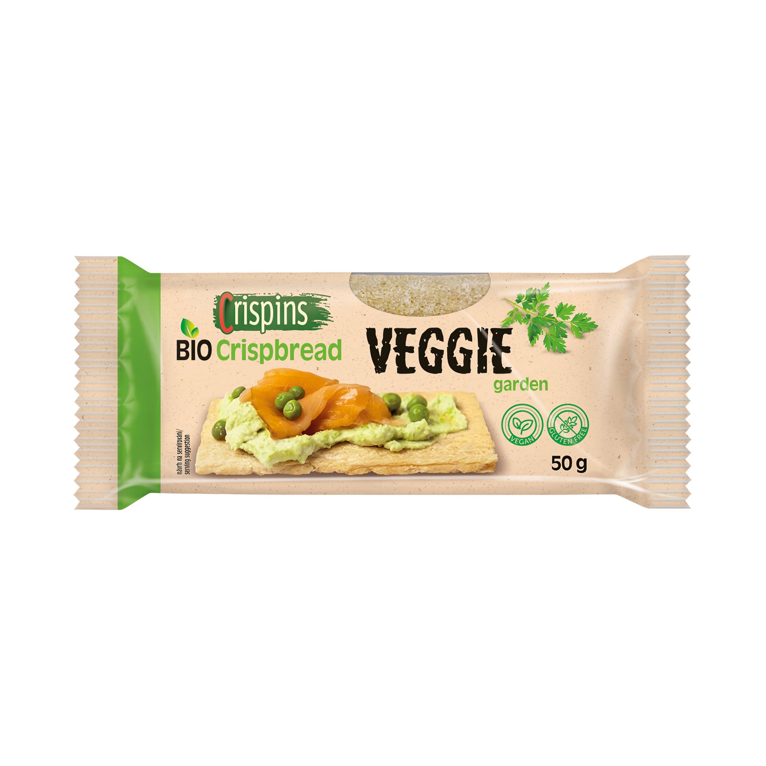 Chlebíček veggie garden 50 g BIO EXTRUDO Chlebíček veggie garden 50 g BIO EXTRUDO