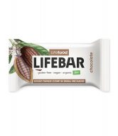 Tyčinka Lifebar čokoládová RAW 25 g BIO LIFEFOOD