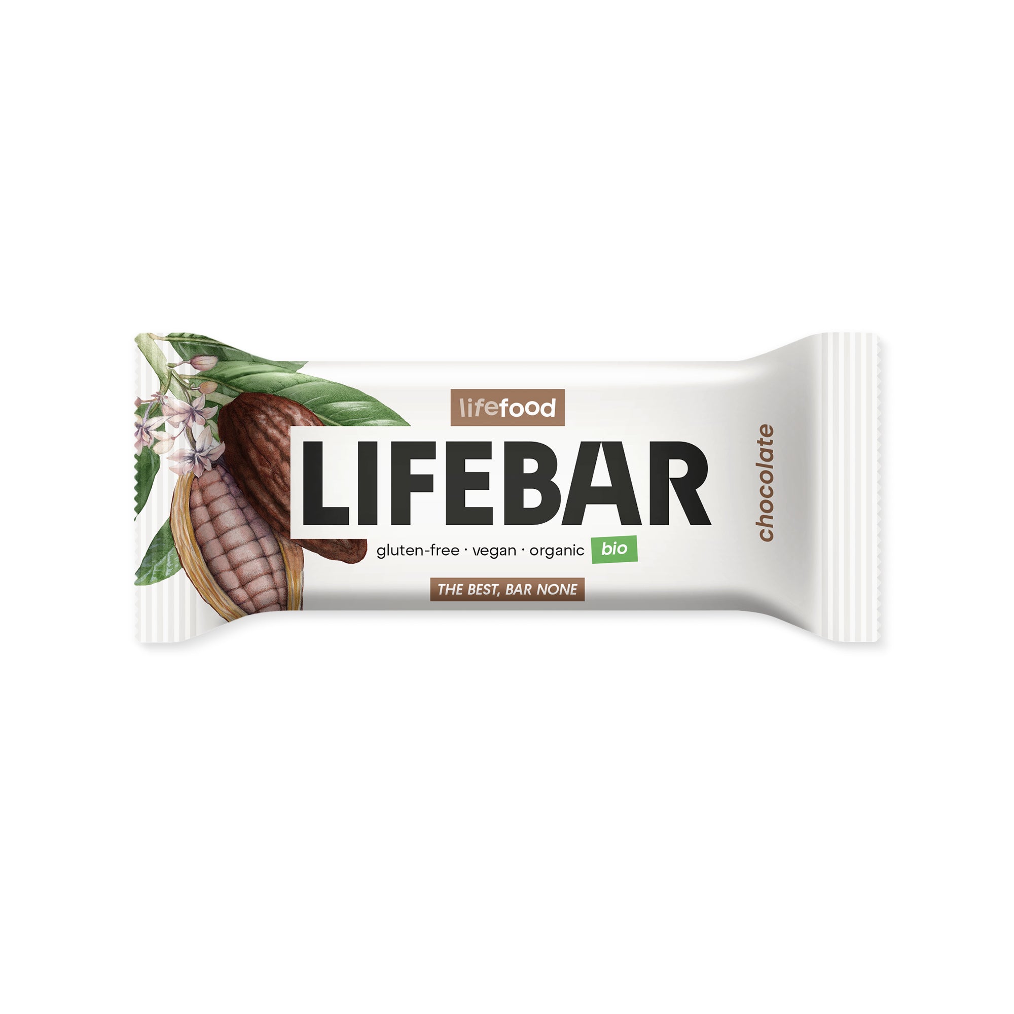 Tyčinka Lifebar čokoládová RAW 40 g BIO LIFEFOOD Tyčinka Lifebar čokoládová RAW 40 g BIO LIFEFOOD