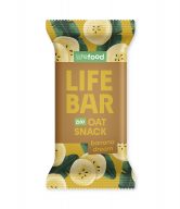 Tyčinka Lifebar Oat snack banánový 40 g BIO   LIFEFOOD
