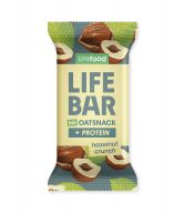 Tyčinka Lifebar Oat snack proteinová s lískovými oříšky 40 g BIO LIFEFOOD