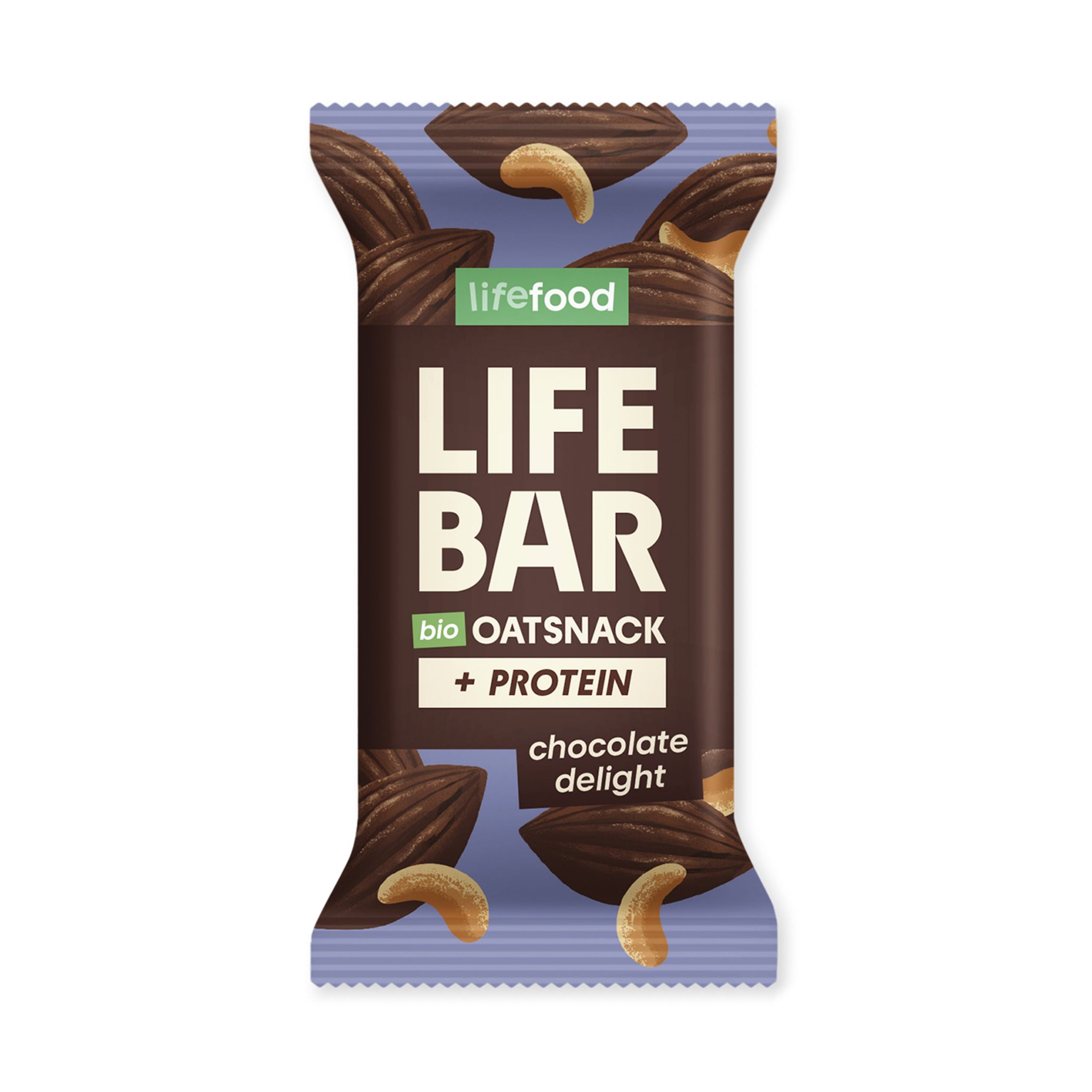 Tyčinka Lifebar Oat Snack proteinová čokoládová 40 g BIO LIFEFOOD Tyčinka Lifebar Oat Snack proteinová čokoládová 40 g BIO LIFEFOOD