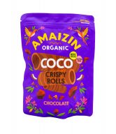 Trubičky kokosové s čokoládou 140 g BIO   AMAIZIN