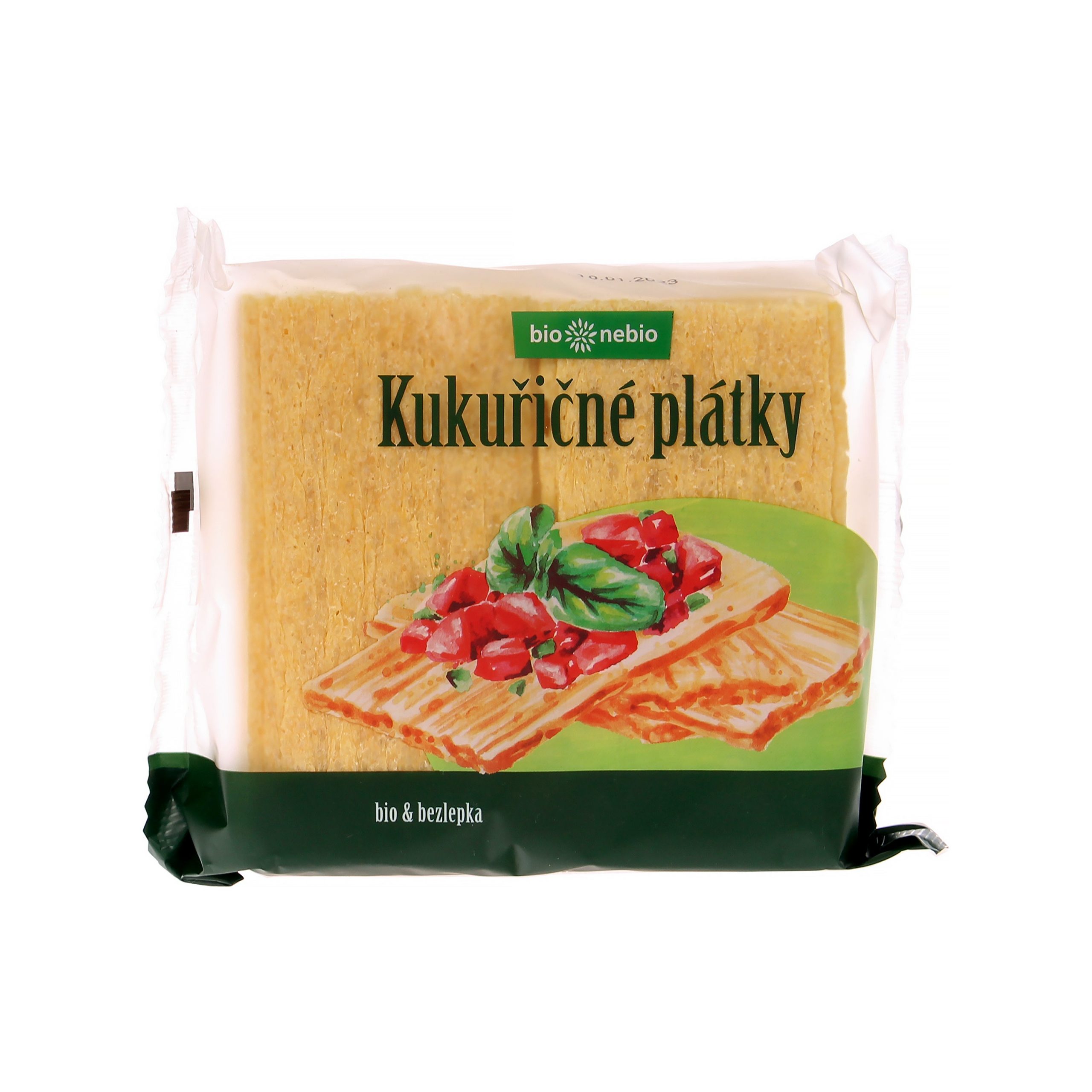 Plátky křupavé kukuřičné 100 g BIO   BIO NEBIO Plátky křupavé kukuřičné 100 g BIO   BIO NEBIO