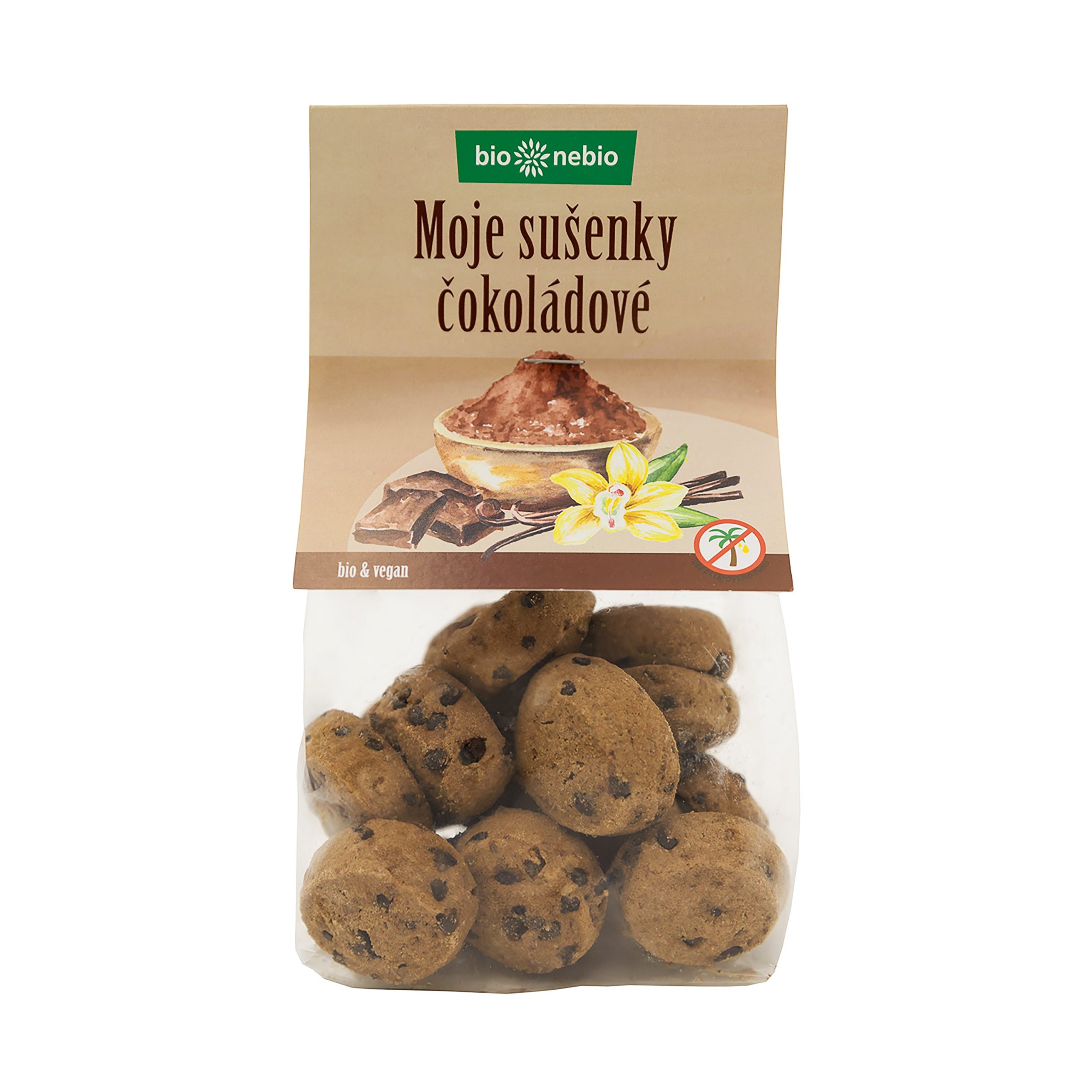 MOJE SUŠENKY čokoládové 130 g BIO   BIO NEBIO MOJE SUŠENKY čokoládové 130 g BIO   BIO NEBIO