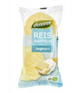 Chlebíčky pufované rýžové s jogurtovou polevou 100 g BIO   DENNREE