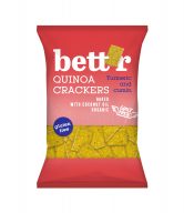 Krekry quinoové s kurkumou a kmínem bezlepkové 100 g BIO   BETT´R